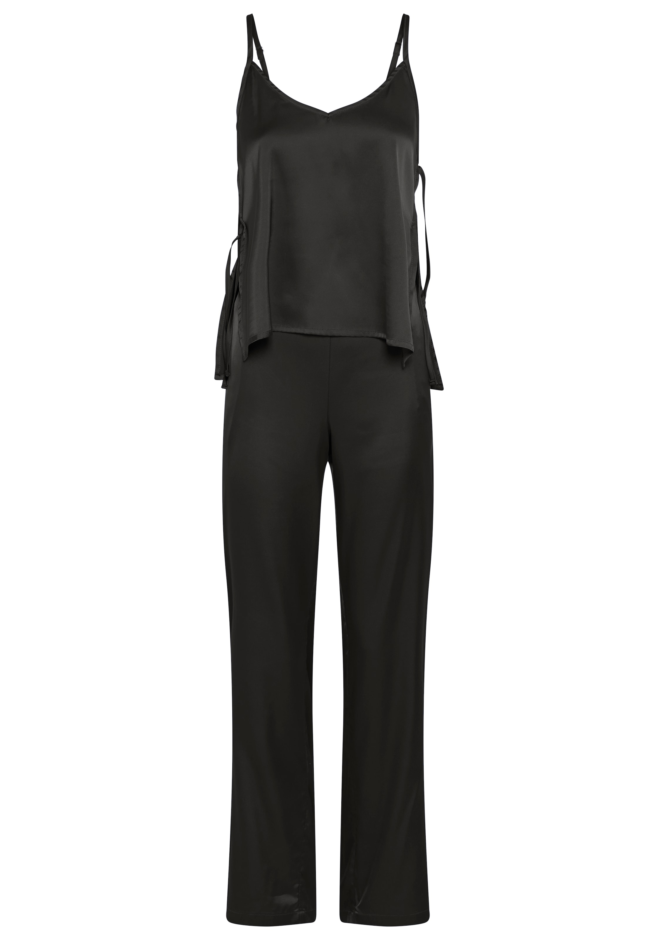 LASCANA Pyjama Set, 2 mit seitlichen Bändern zum Verschließen