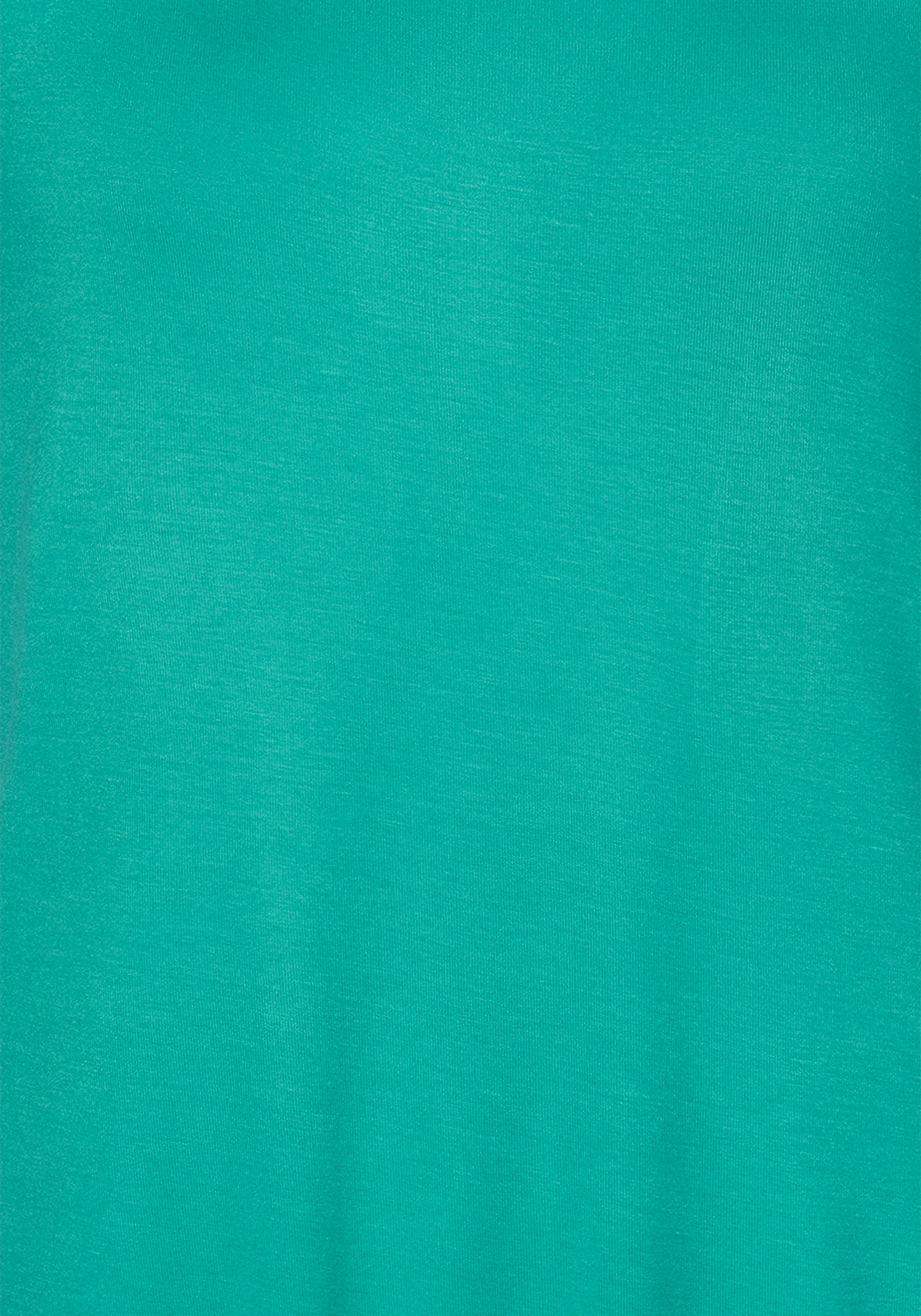 Vivance Kurzarmshirt »mit Gummizug im Bund« Sommershirt aus weichem  Viskose-Stretch