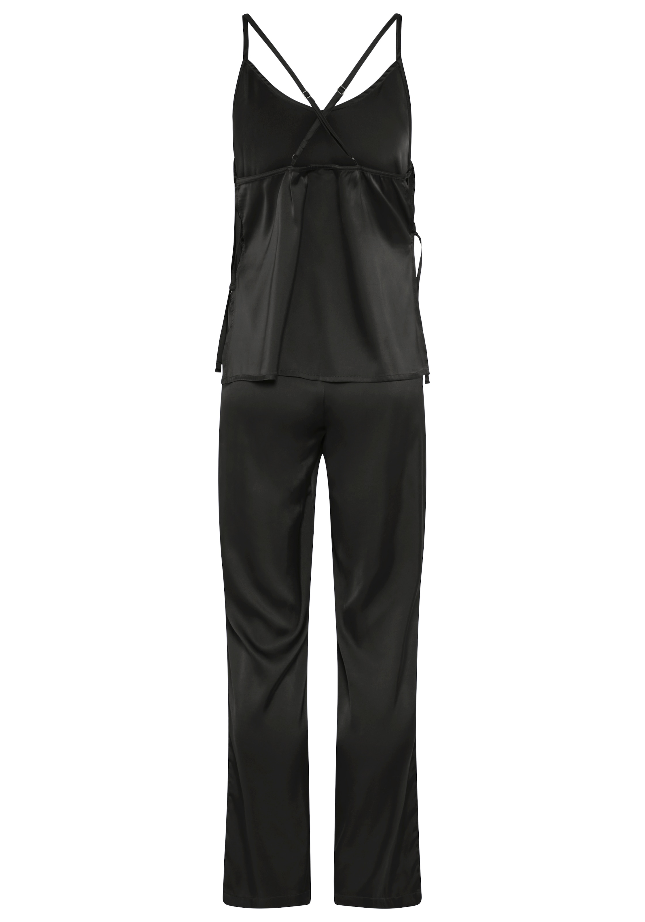 LASCANA Pyjama Set, 2 mit seitlichen Bändern zum Verschließen