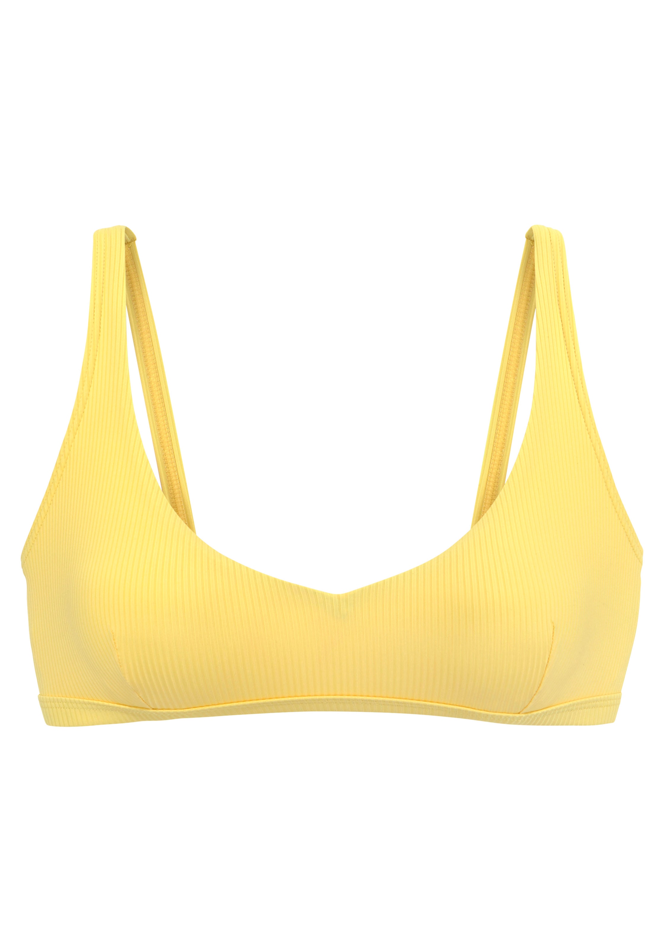 Venice Beach Bustier-Bikini-Top »Lucky«, aus gerippter Strukturware