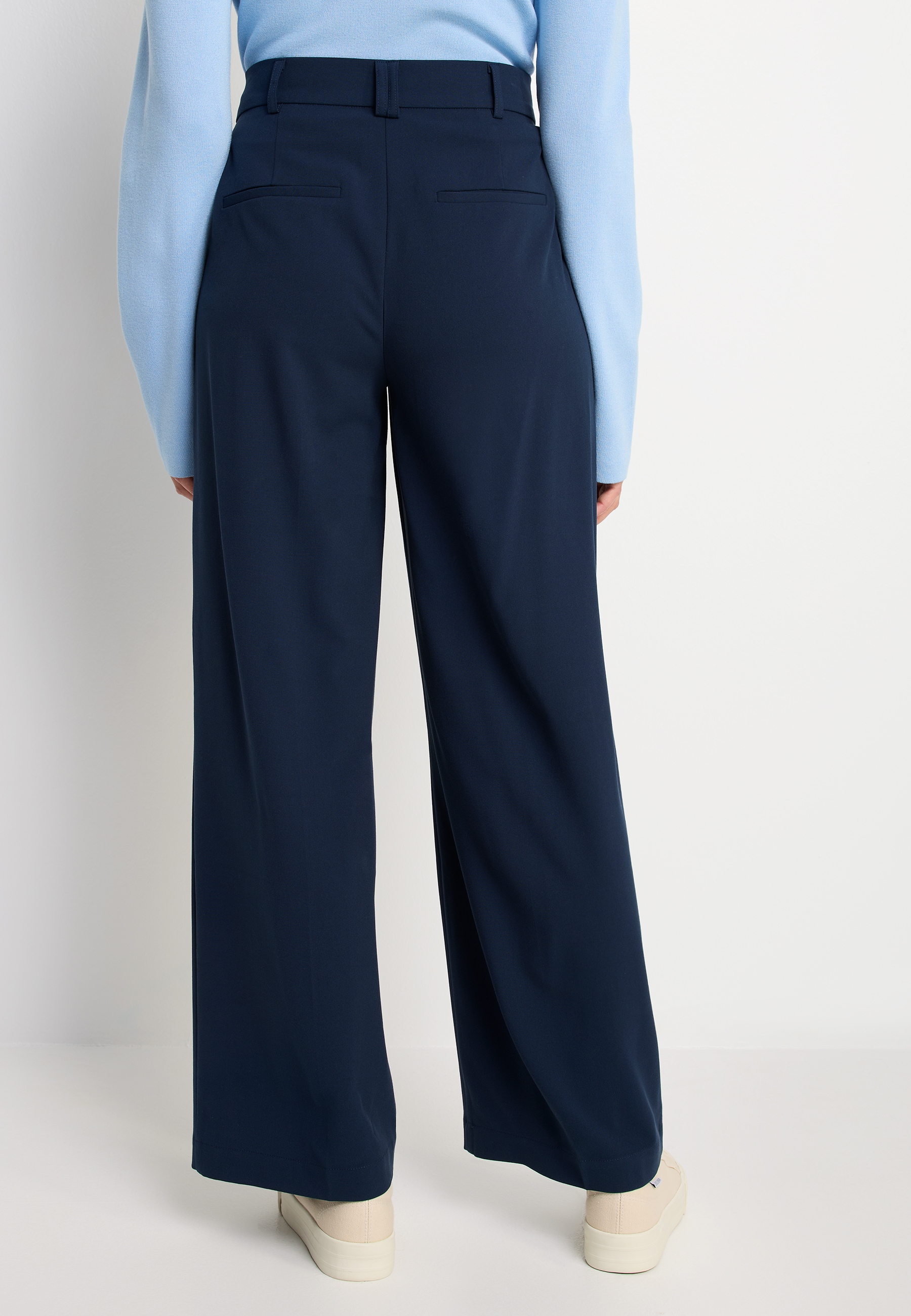 LASCANA Palazzohose »mit weitem Bein aus weicher und leichter Webware«  Sommerhose im Business-Look, elegante Anzughose mit Taschen