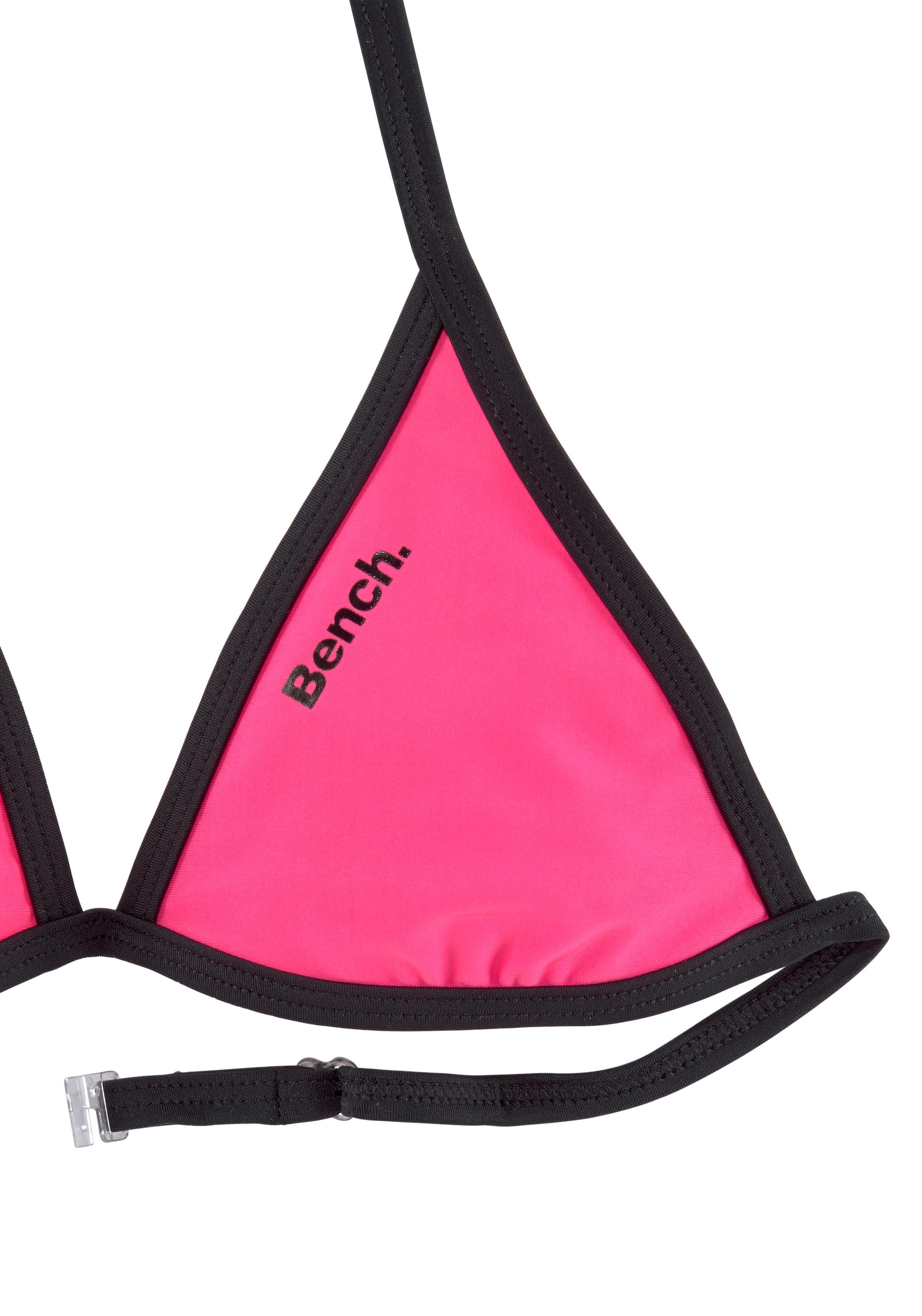Bench. Triangel-Bikini , mit Logoprint an Top und Hose