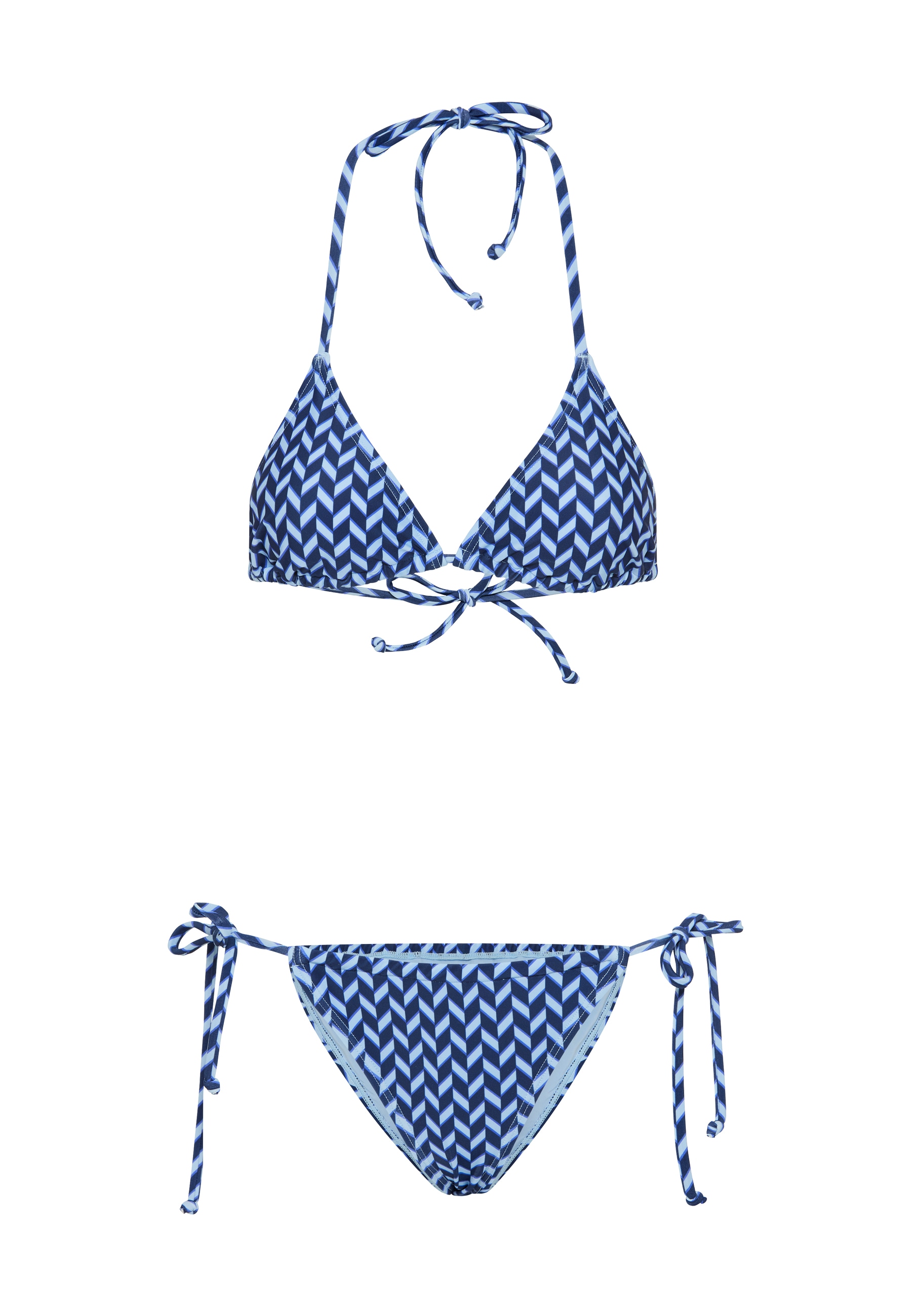 LSCN by LASCANA Triangel-Bikini mit grafischem Allover-Print