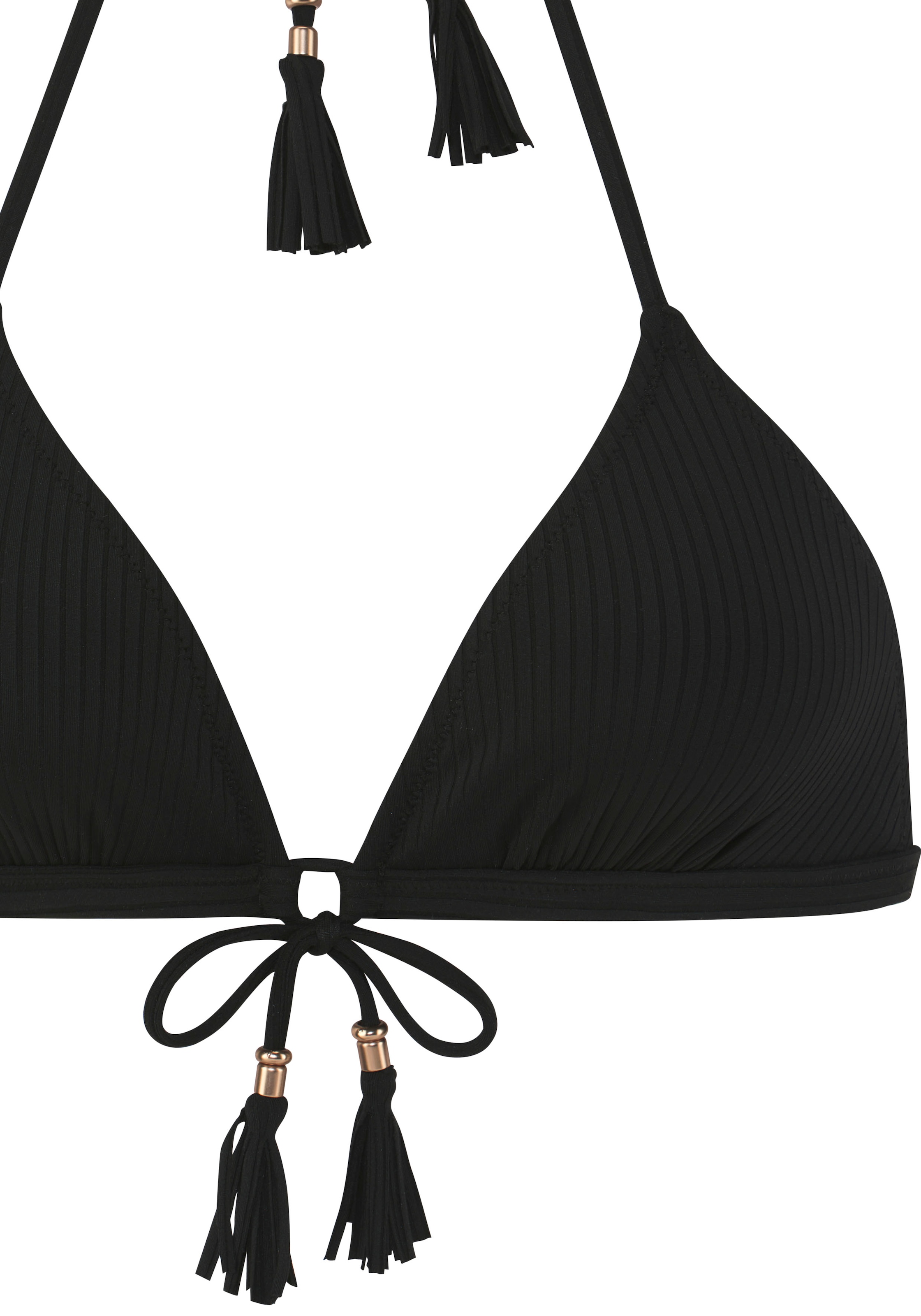 Elbsand Triangel-Bikini, aus trendiger Rippware