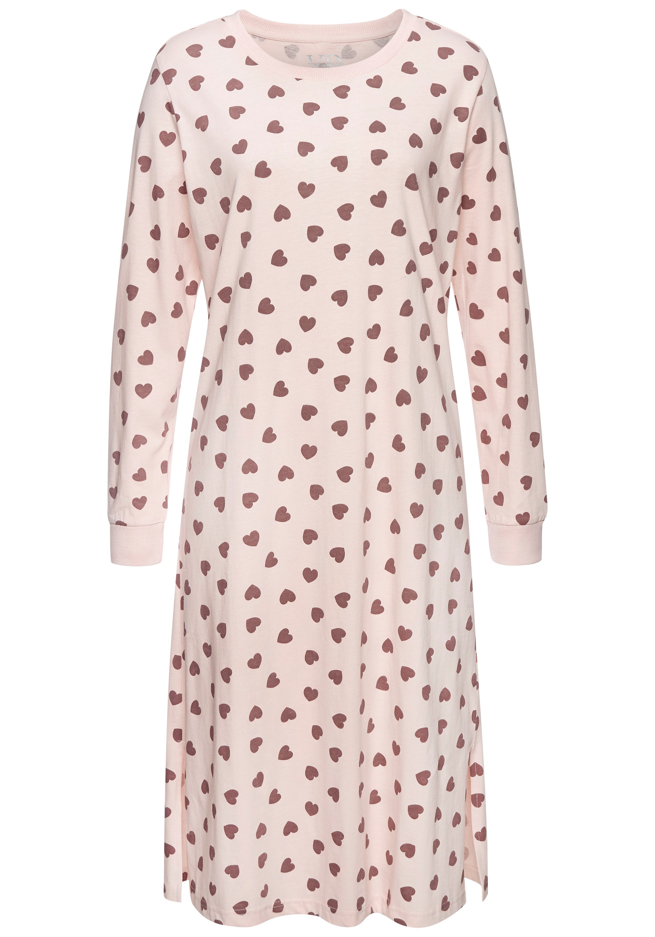 Vivance Dreams Nachthemd 1-teilig,  mit süßem Herzmuster