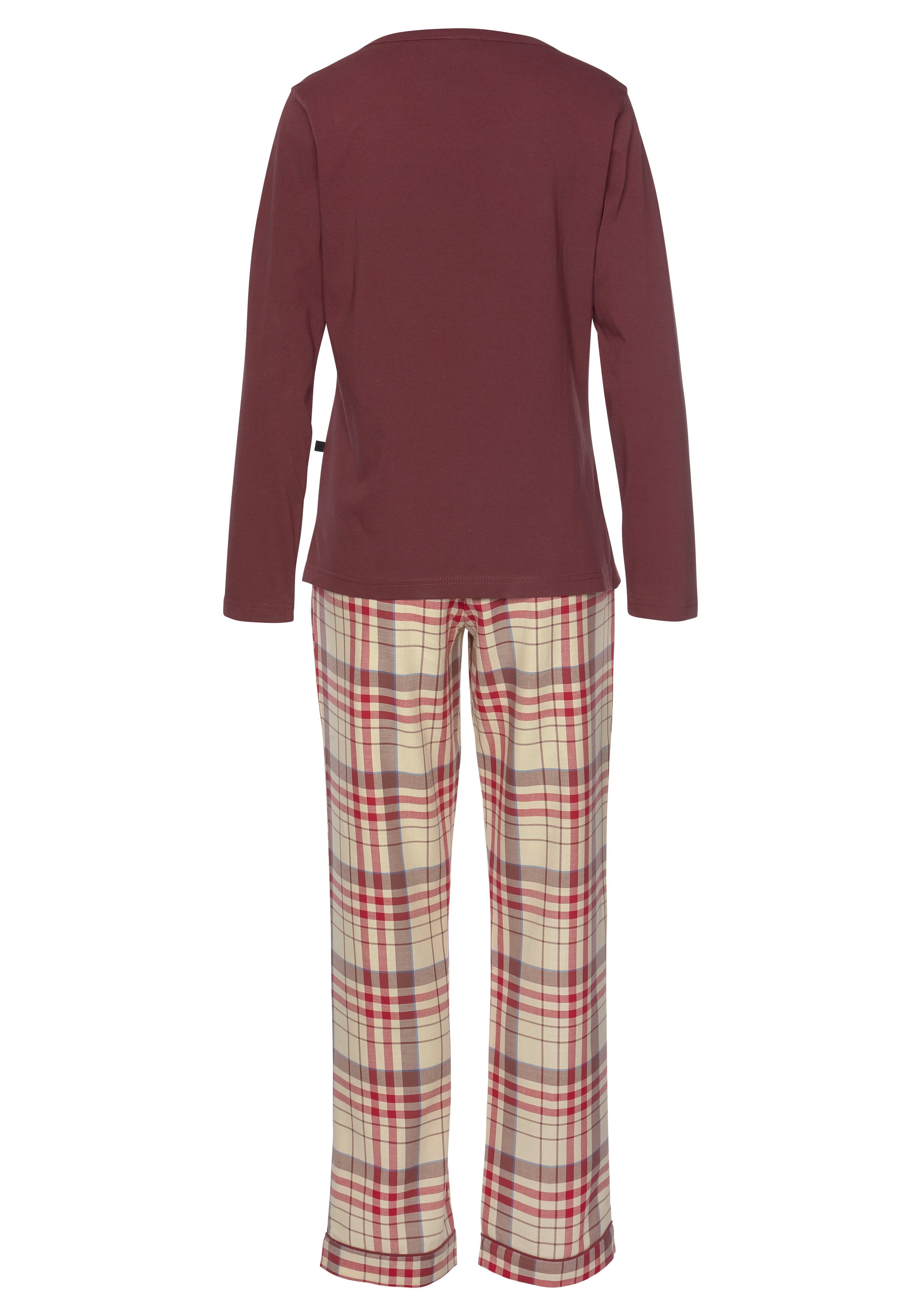 H.I.S Pyjama Set, 2 mit karierter Schlafhose