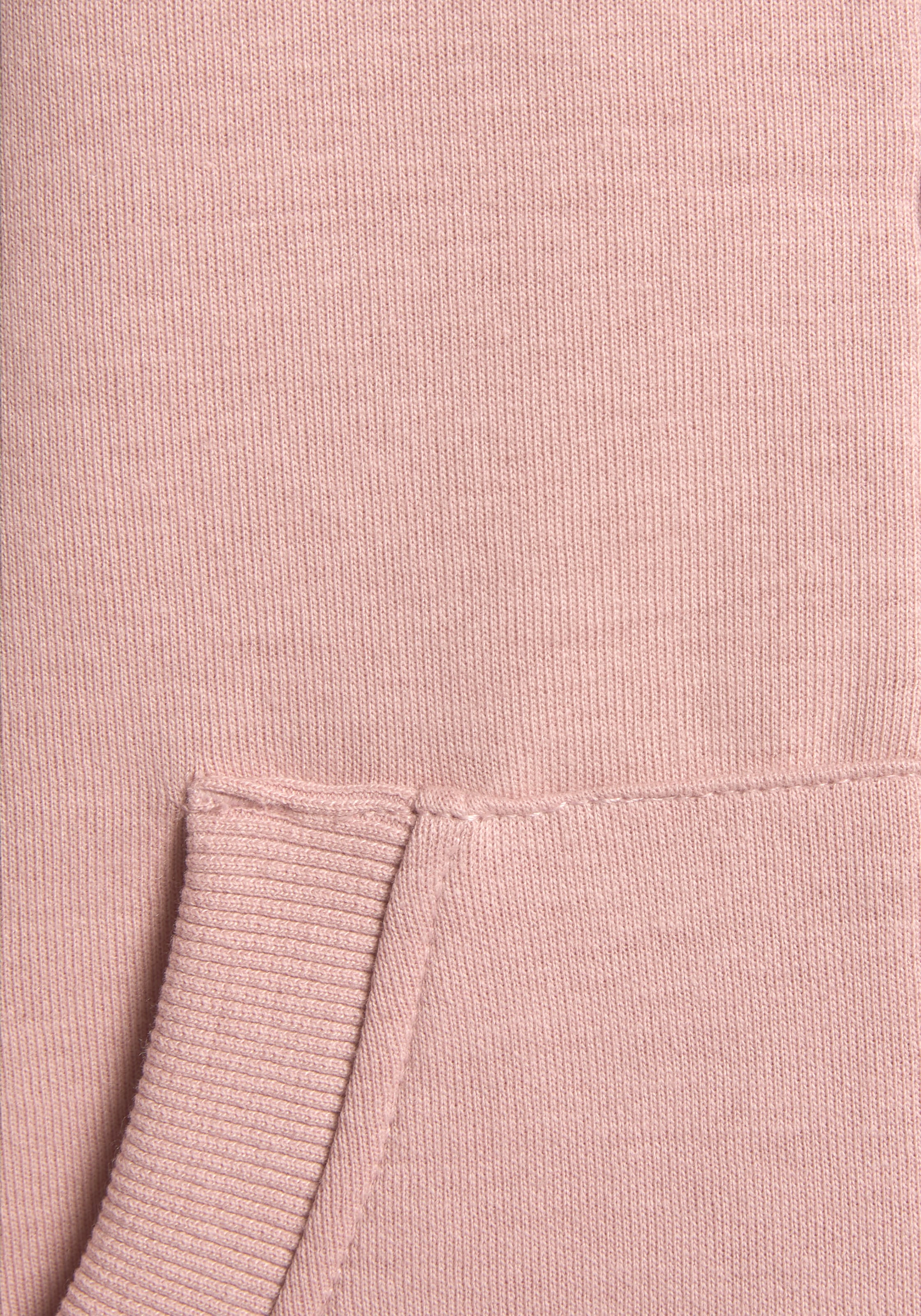 Bench. Loungewear Kapuzensweatjacke, mit Logo und Kängurutasche, Loungewear