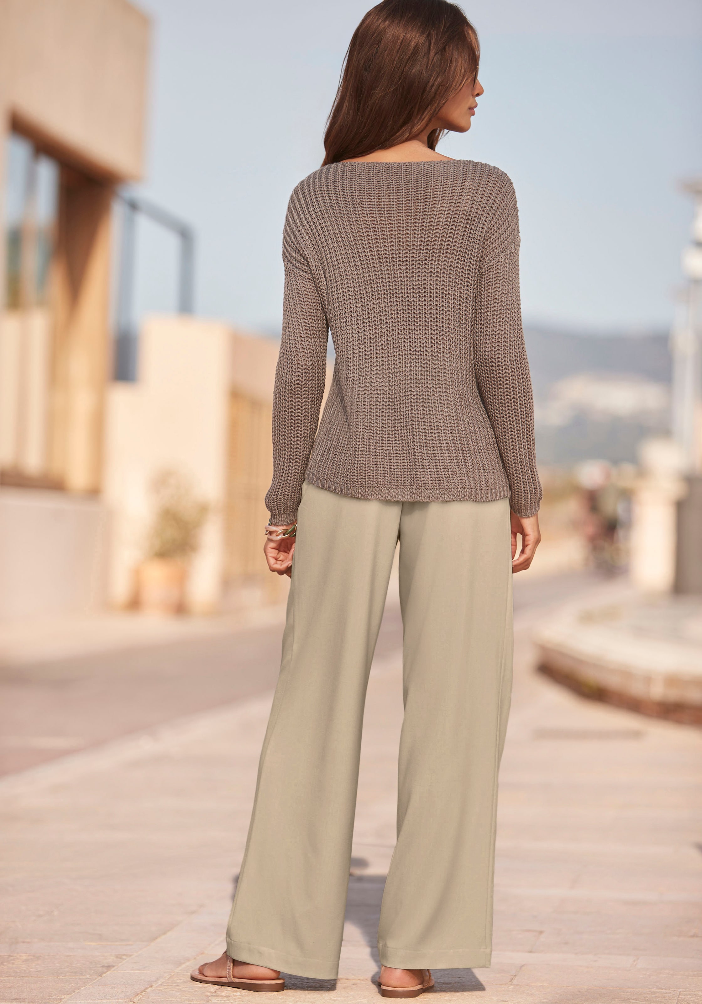 LASCANA Palazzohose, im Business-Look, elegante Anzughose mit Taschen