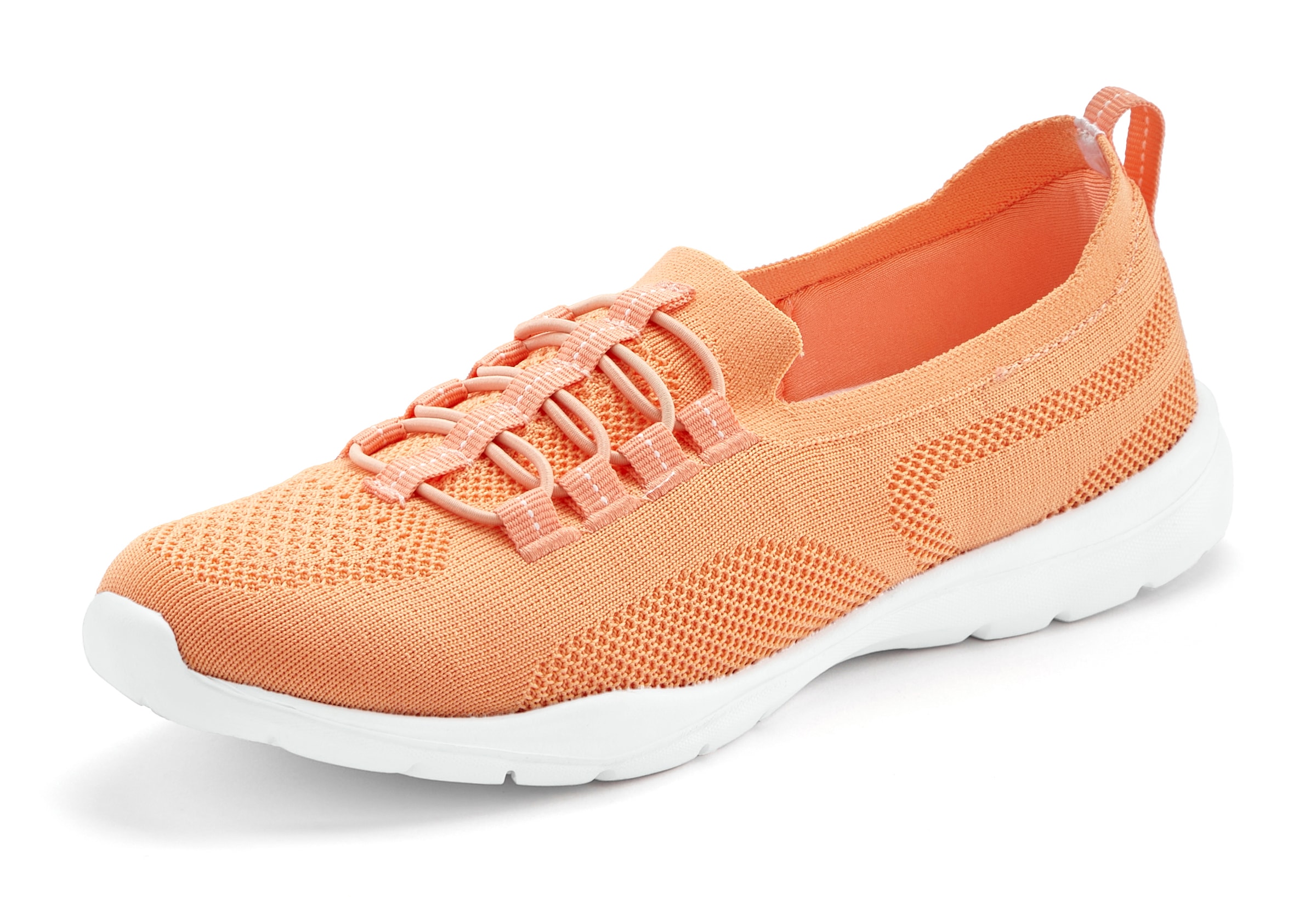 LASCANA Sneaker »Slipper, Halbschuh, Slip-On-Sneaker,«  aus leichtem Textil-Material VEGAN
