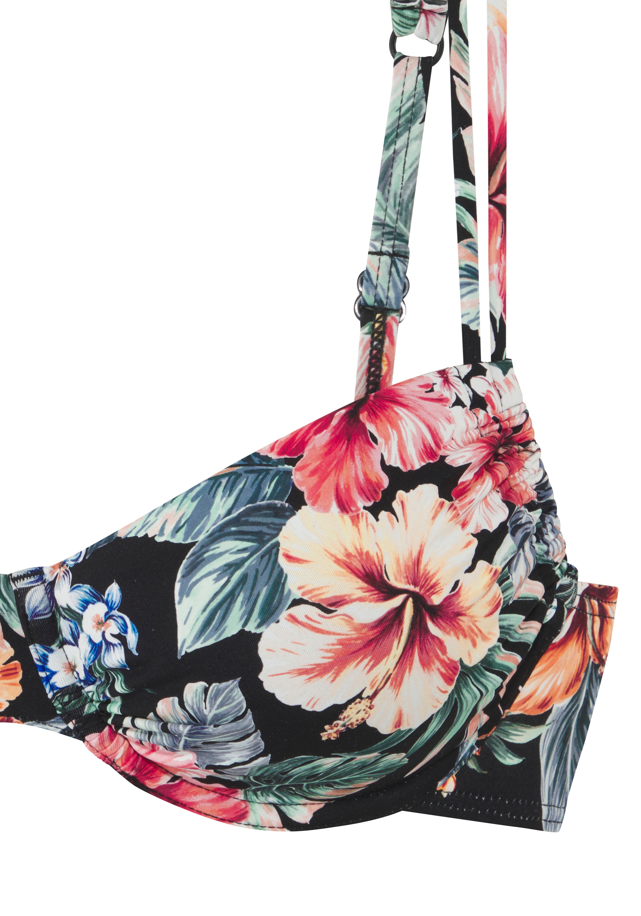 LASCANA Bügel-Bikini-Top »Salsa«, mit tollem Blumenprint