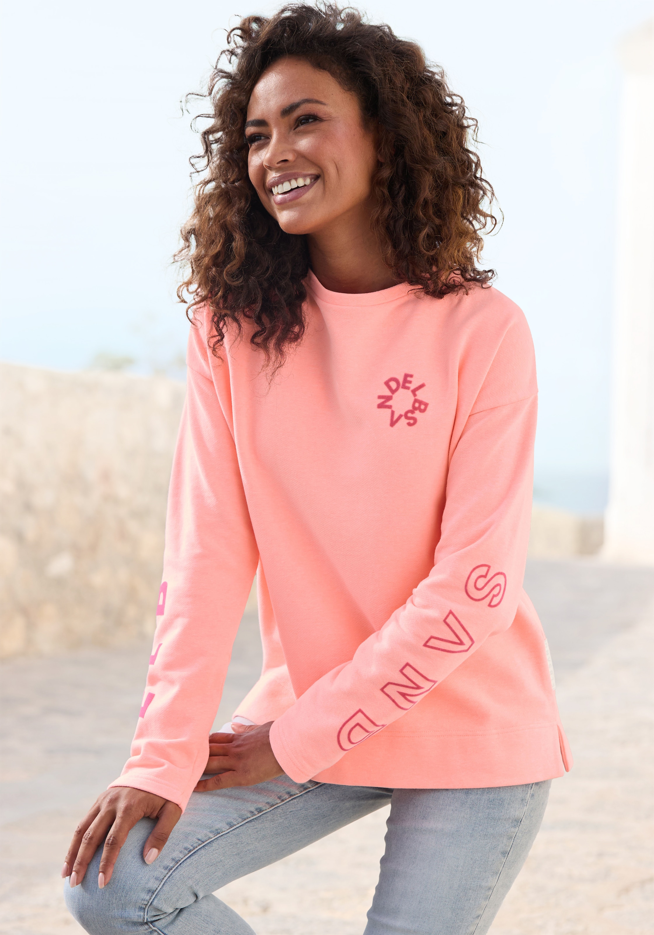 Elbsand Sweatshirt »Andra«, mit Logoprint