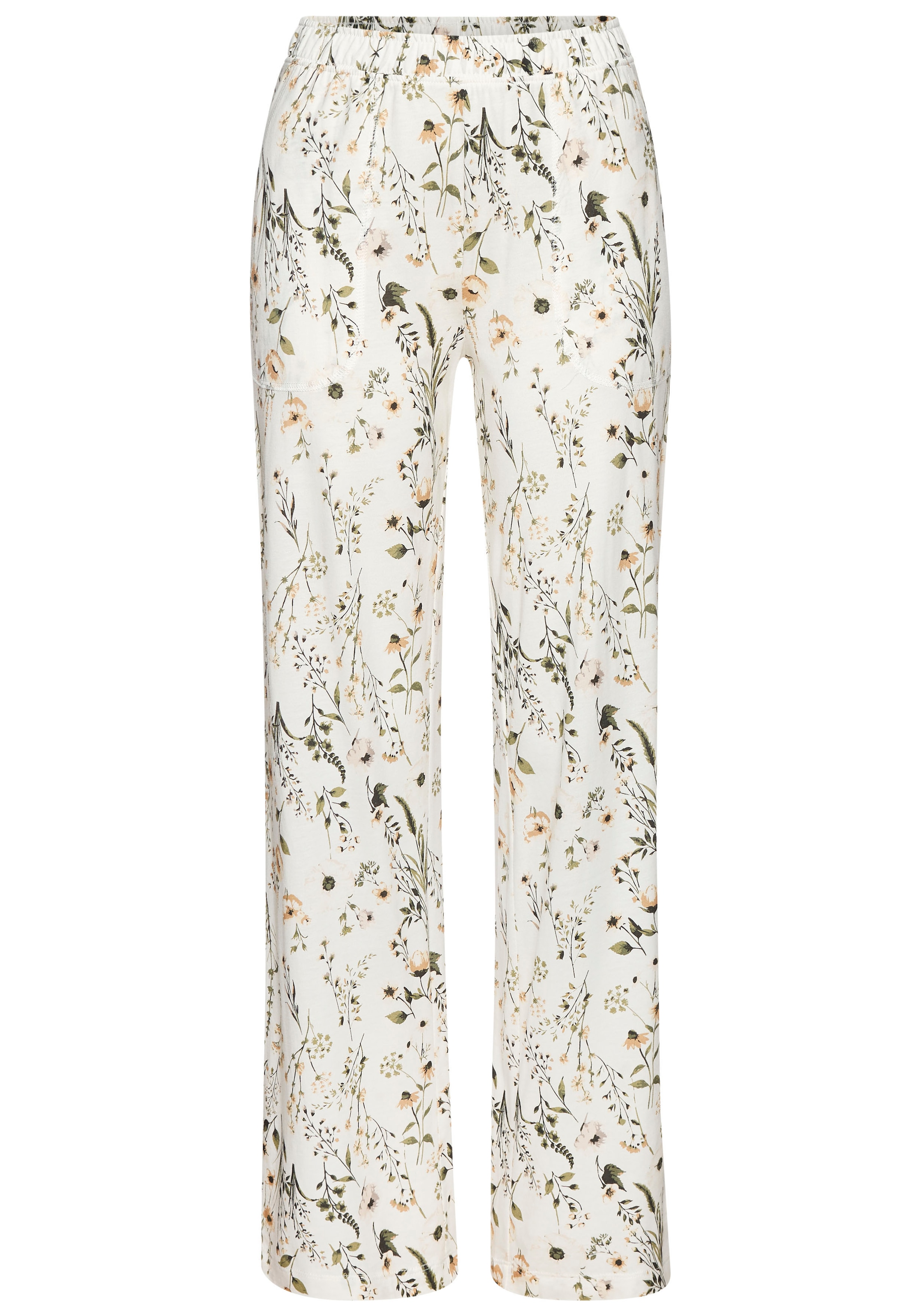 LASCANA Pyjama 2 tlg. mit schönem Blumenmuster