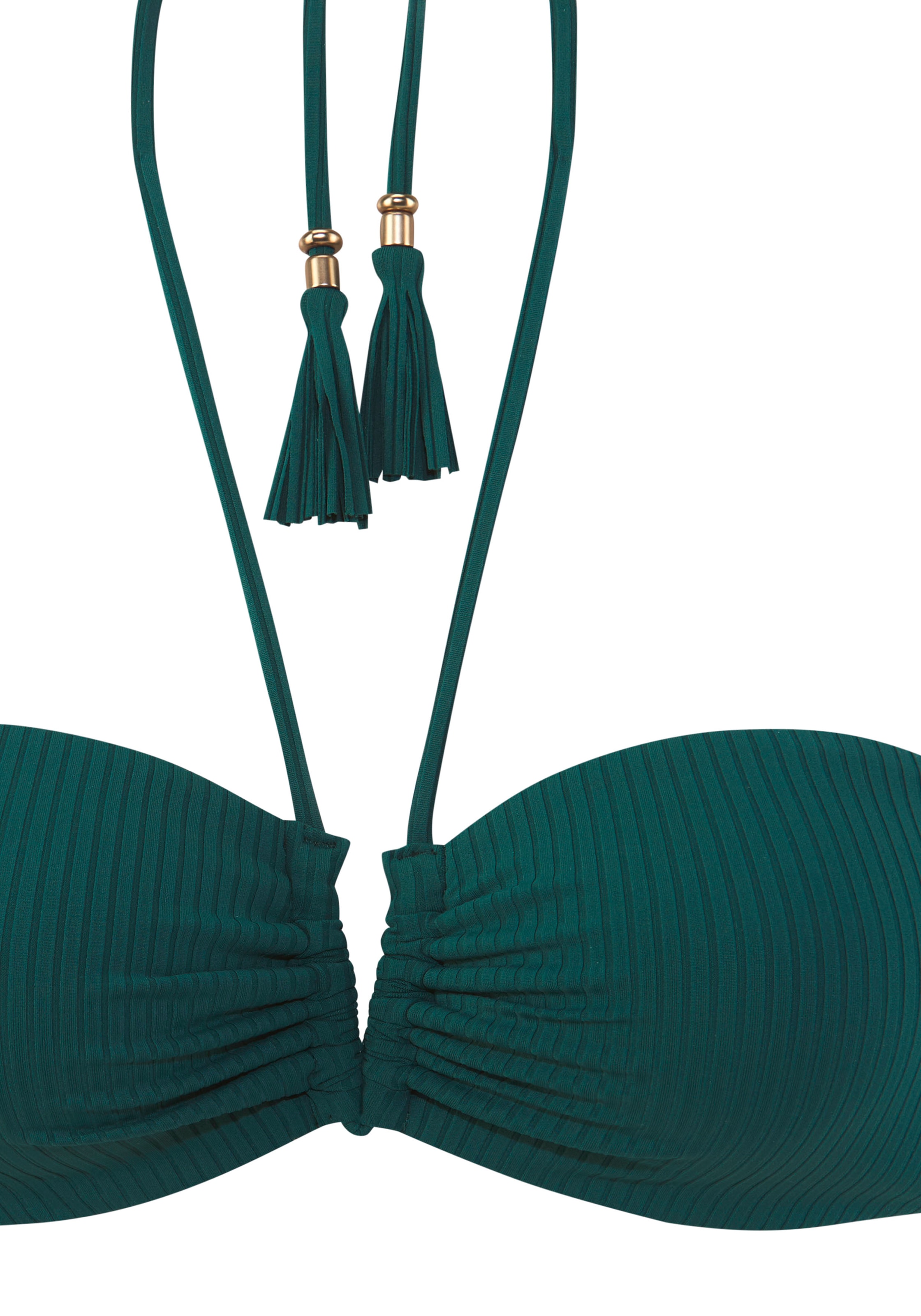 Elbsand Bandeau-Bikini, mit V-Bügel