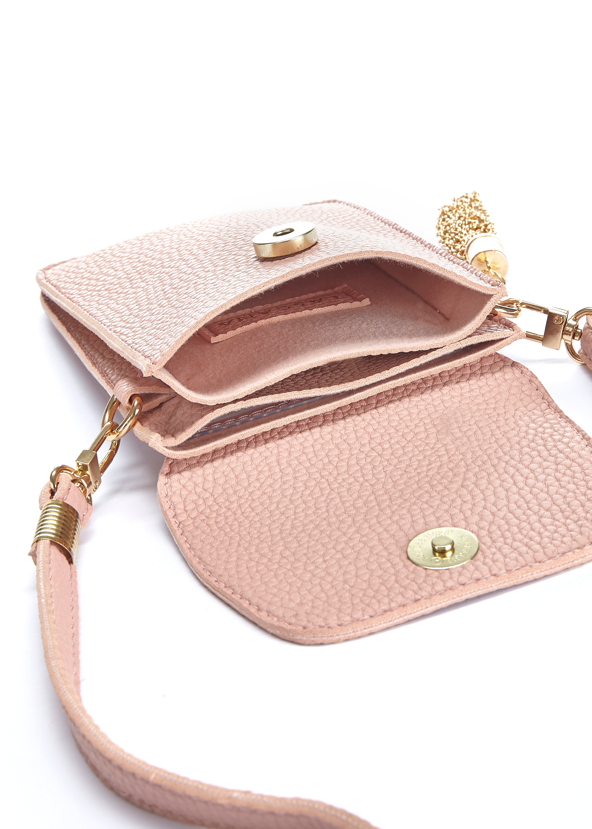 LASCANA Umhängetasche »Handytasche«, mit Sichtfenster, Minibag, Crossbody Bag, VEGAN