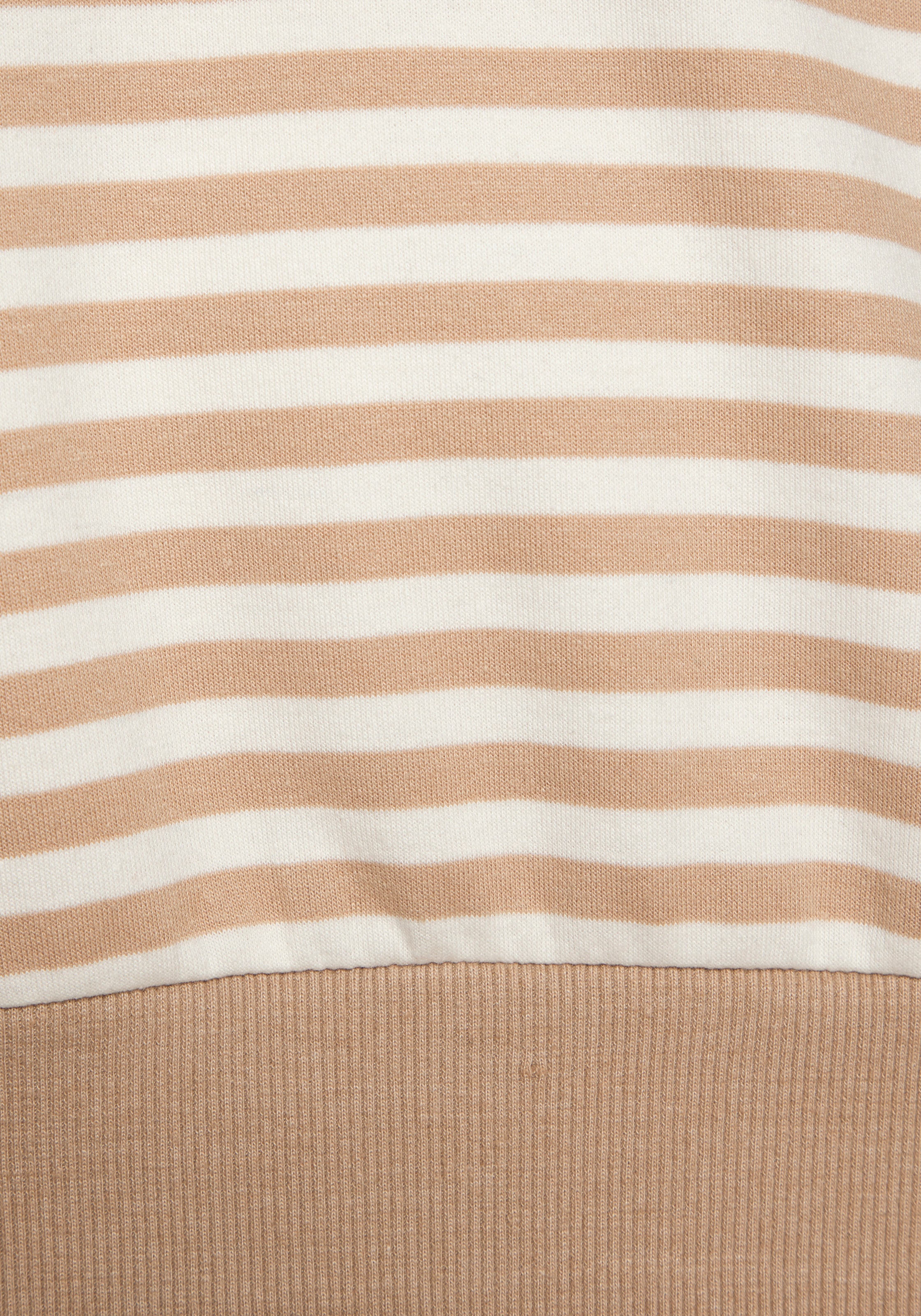 H.I.S Kapuzenpullover im Streifenlook mit großen Print, Loungewear