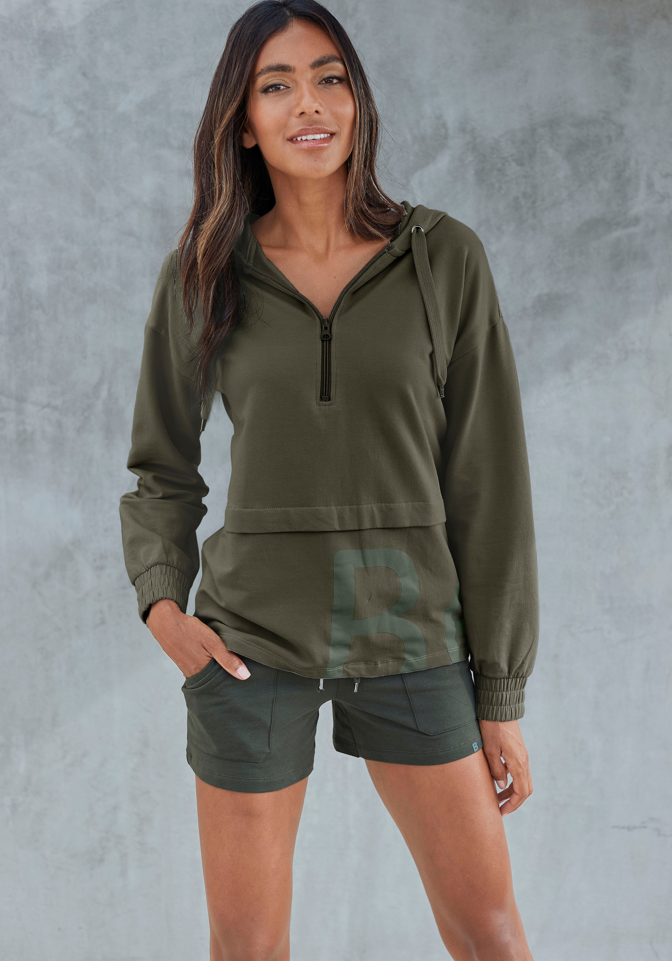 Bench. Loungewear Hoodie, mit Reißverschluss, Loungewear, Loungeanzug