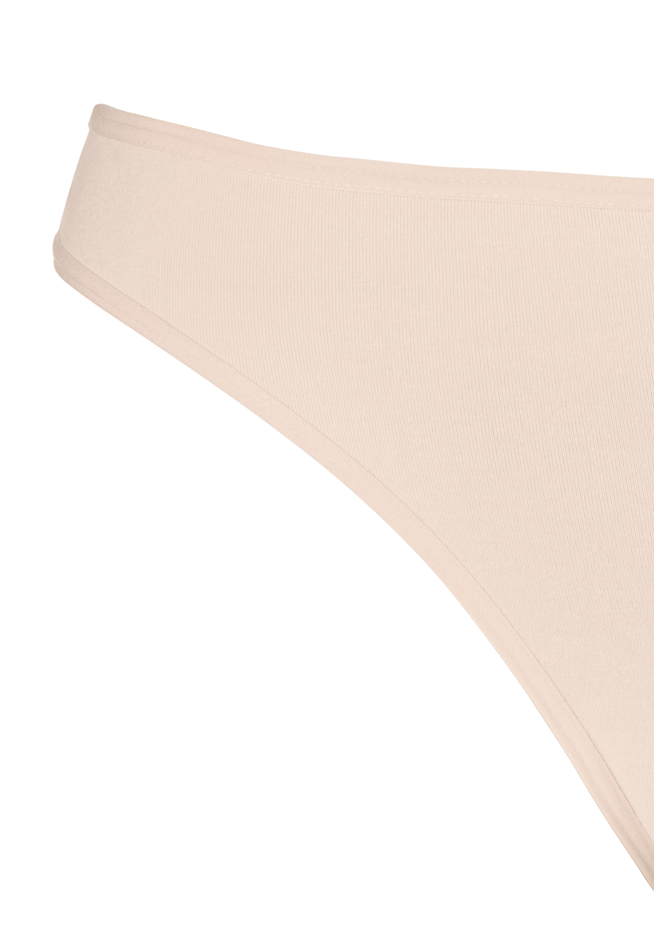 LASCANA String, (4er-Pack), aus elastischer Baumwolle