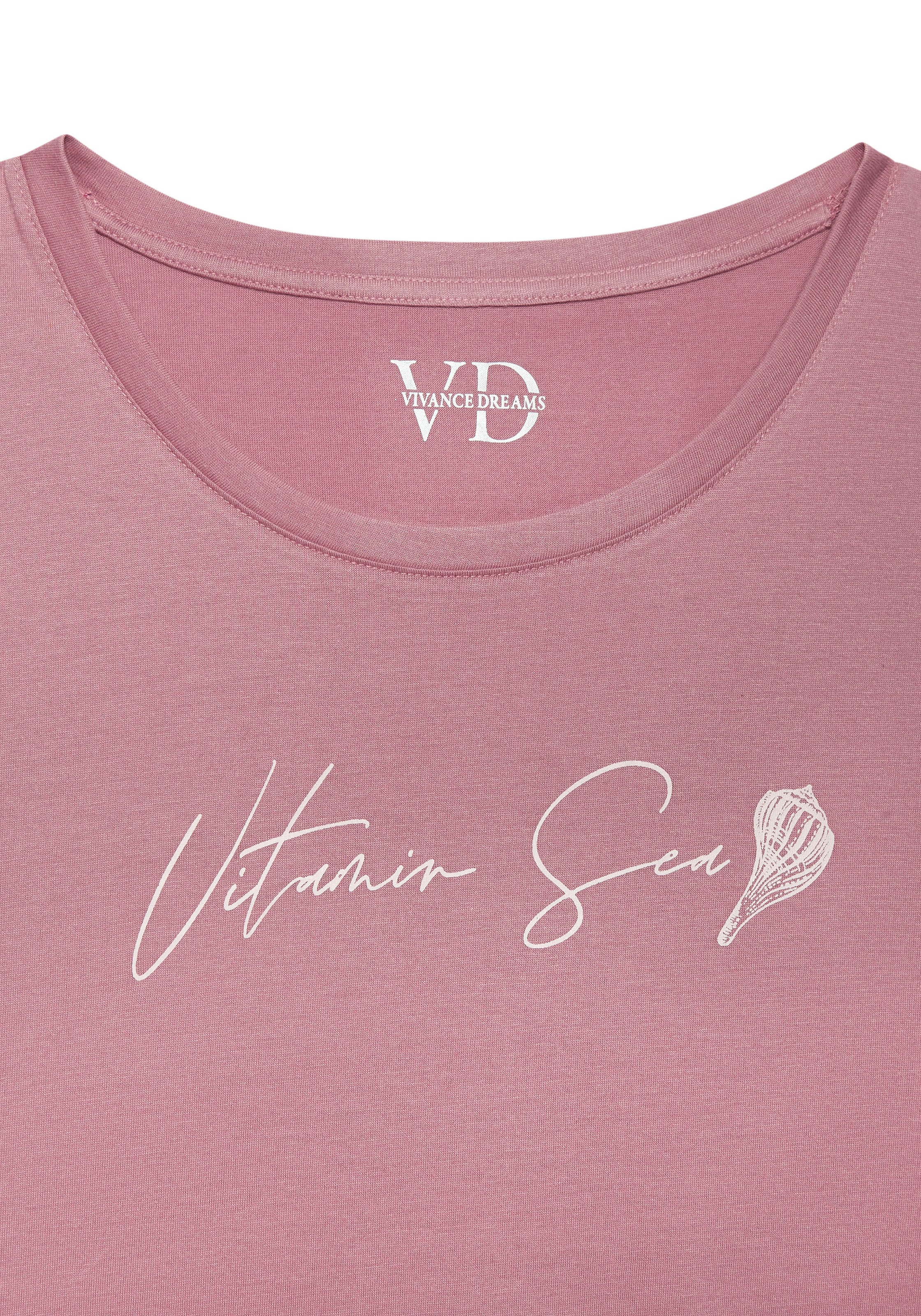 Vivance Dreams Sleepshirt, mit schönem Frontprint