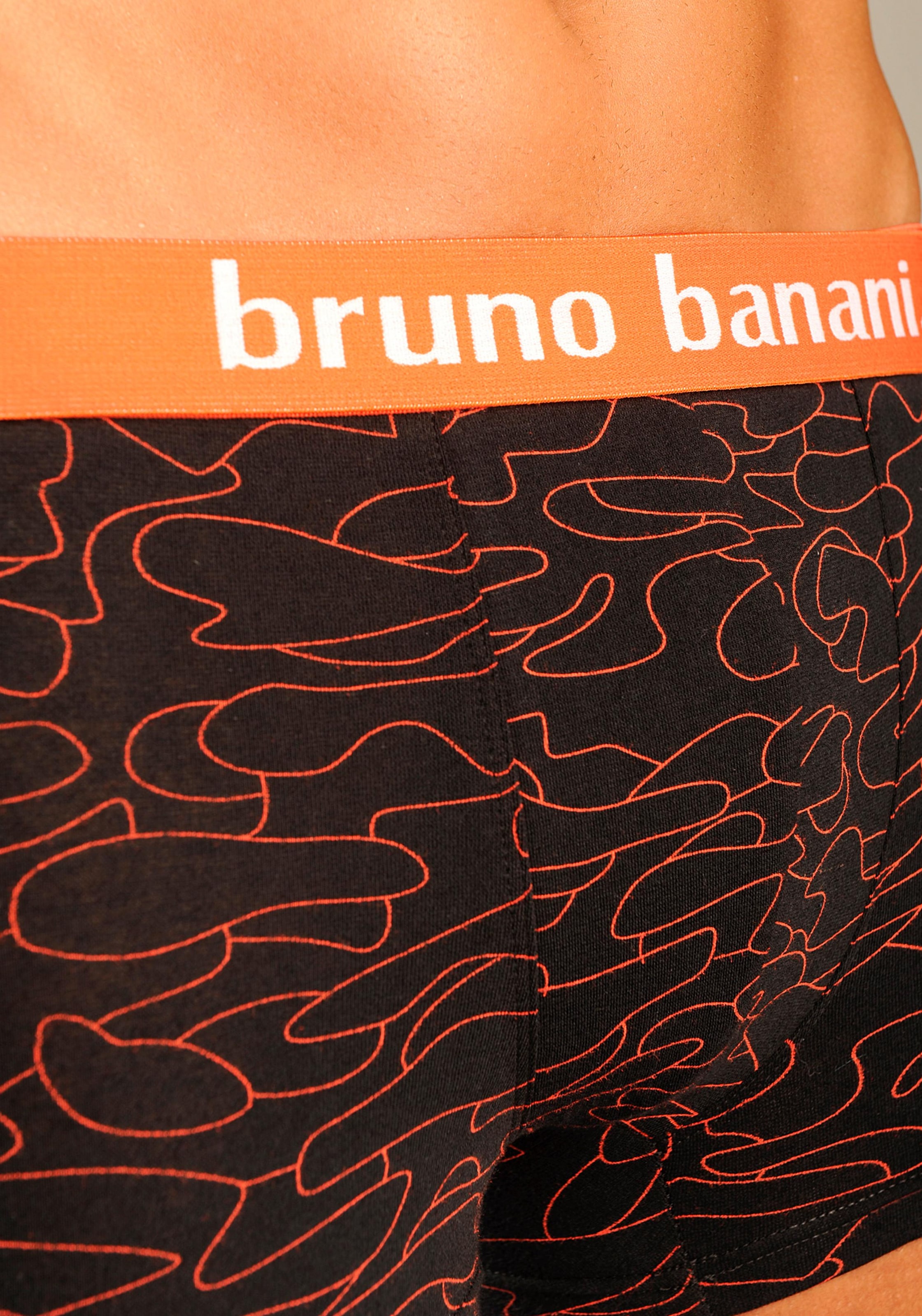 Bruno Banani Boxer »Boxershorts für Herren«, (Packung, 4 St.), mit Kontrast-Webbund