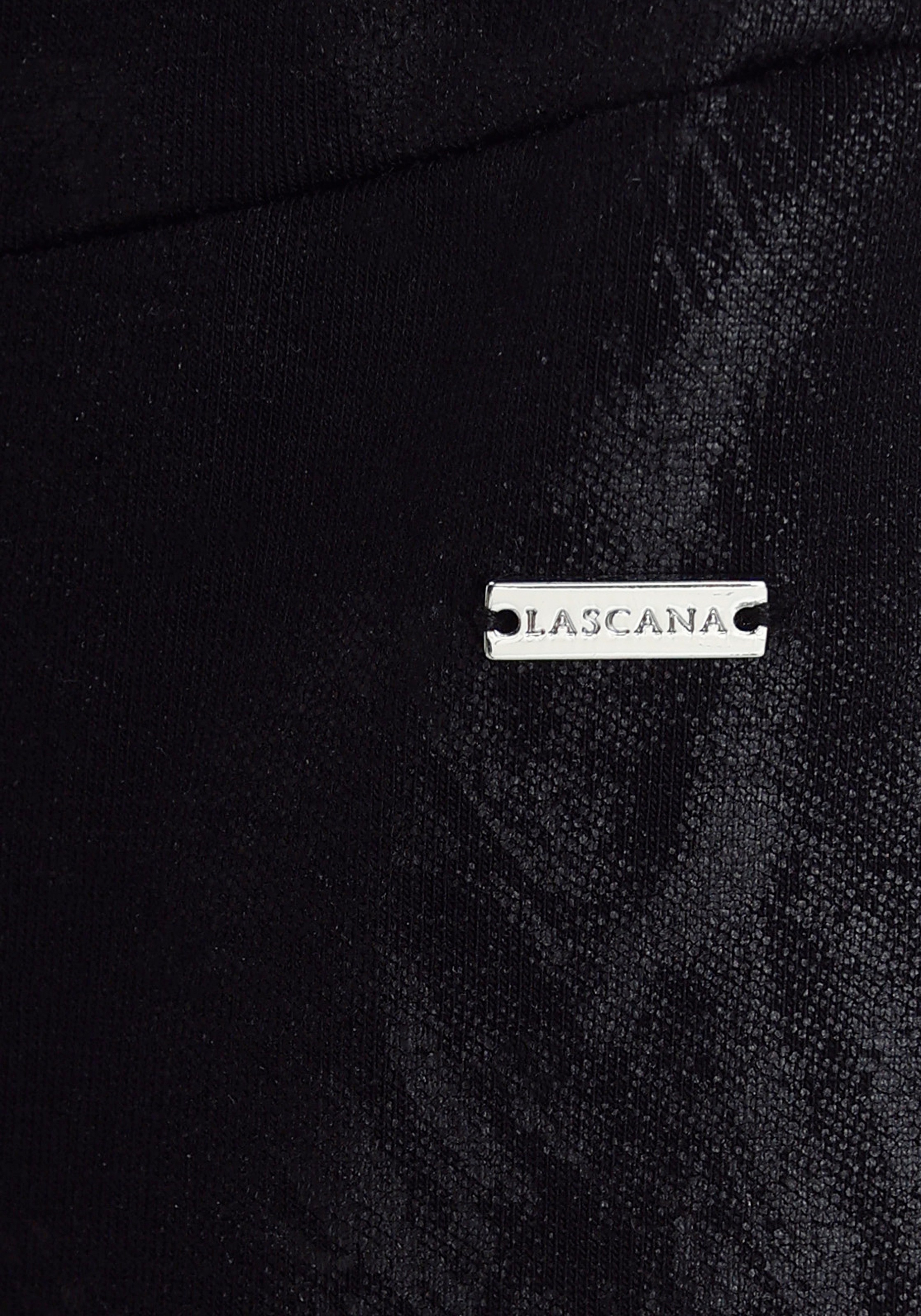 LASCANA Leggings, mit tonigem Druck