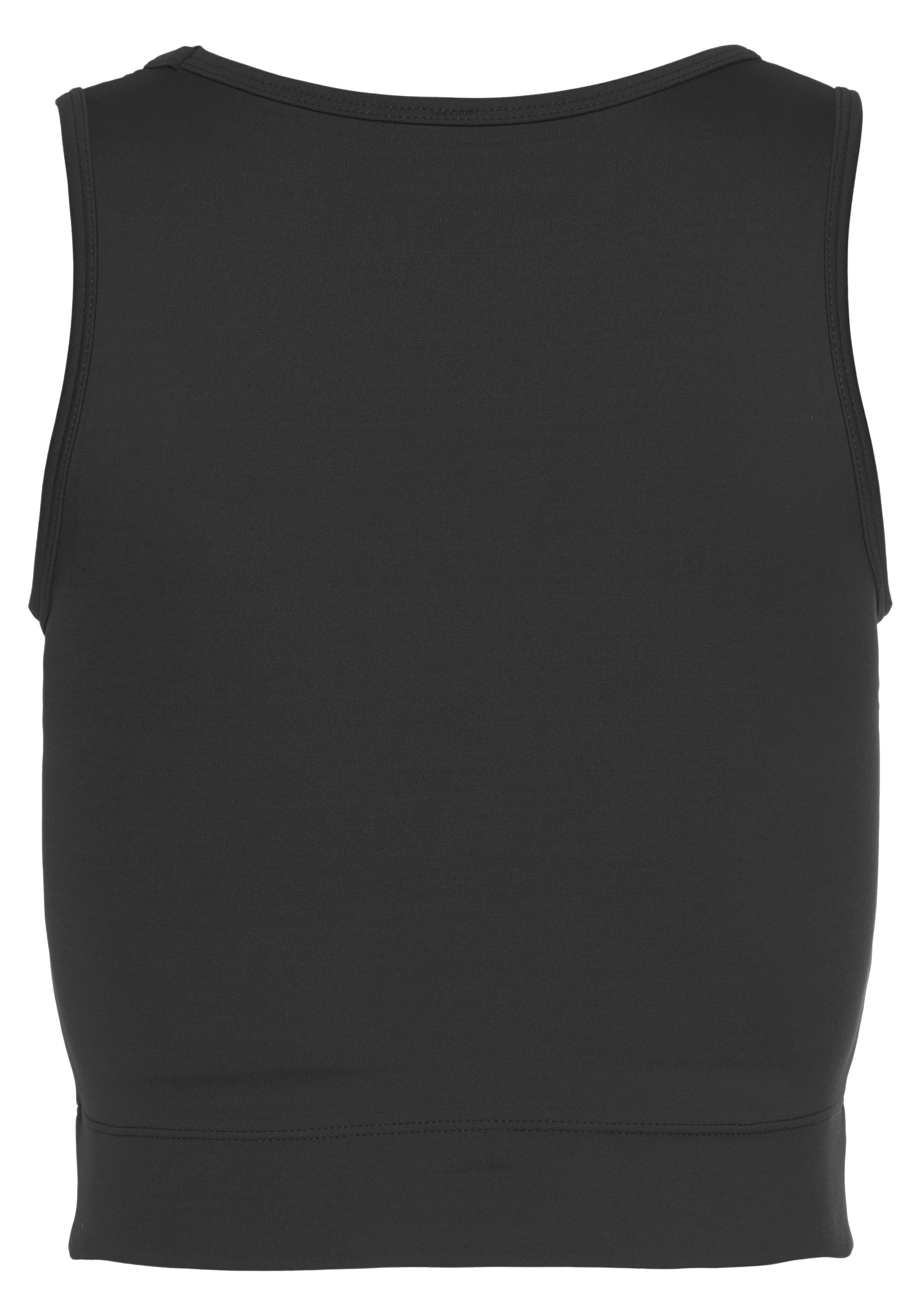 LASCANA ACTIVE Crop-Top, mit Raffung und Mesheinsätze
