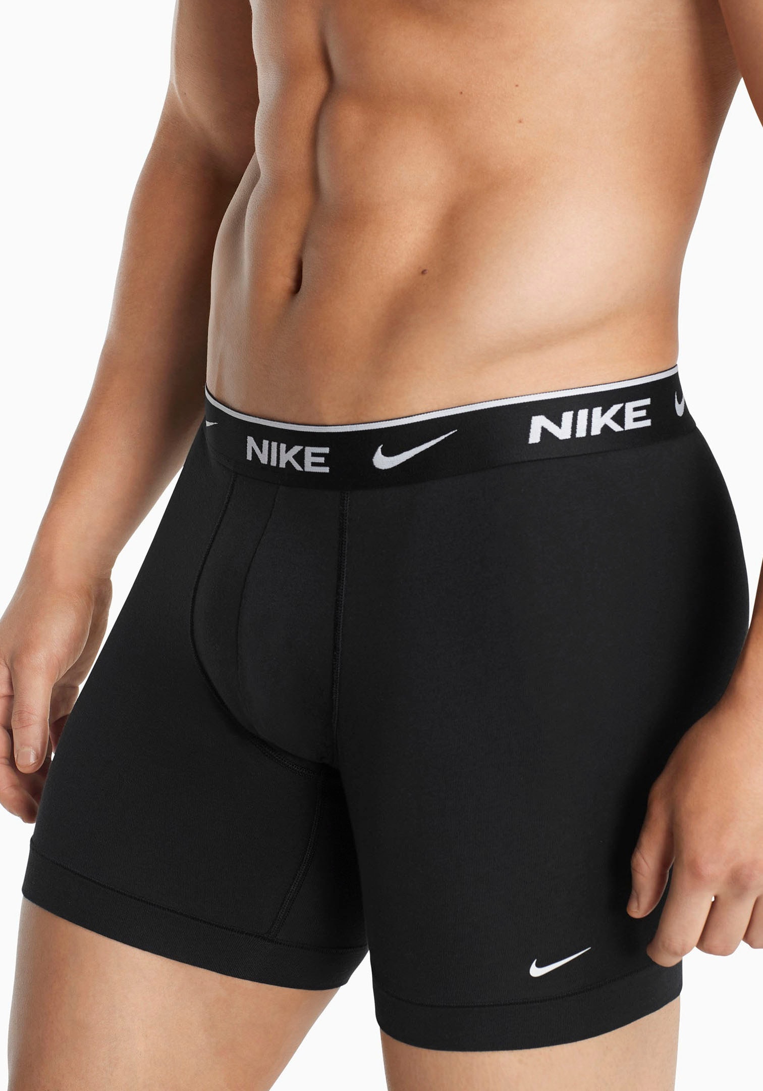 NIKE Underwear Boxer »BOXER BRIEF 3PK« Packung, 3er, 3 Stk. mit Logo-Elastikbund