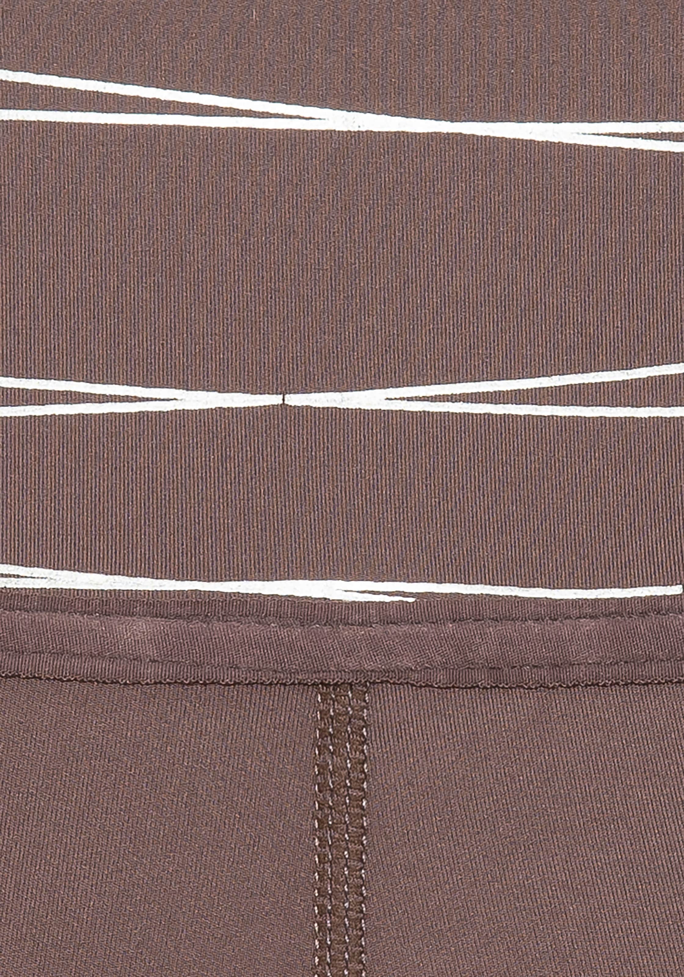 Vivance active Shorts, Sportshorts mit breiten Bündchen und Druck