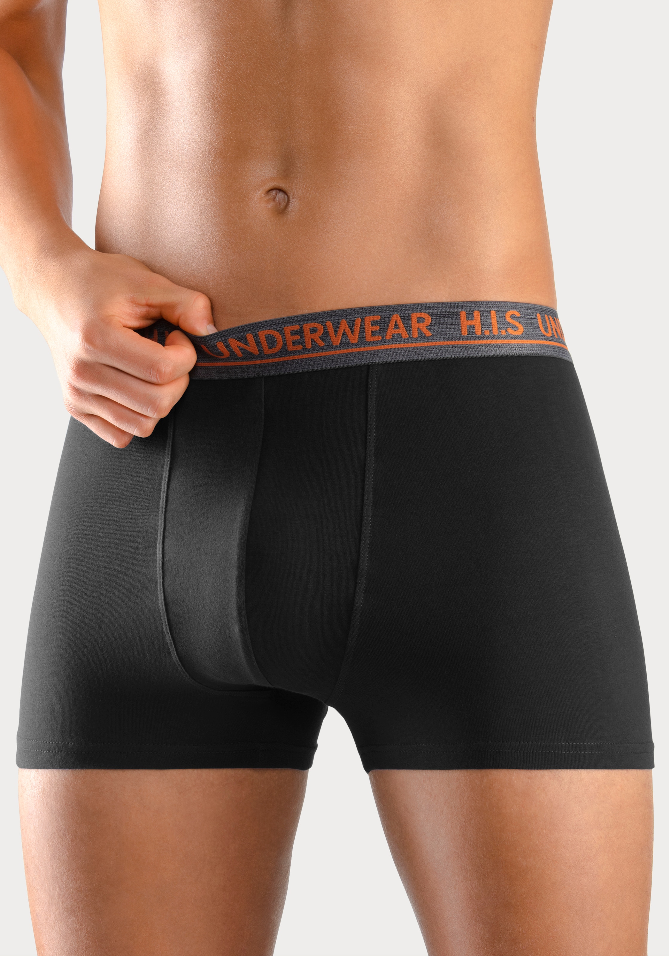 H.I.S Boxer »Boxershorts für Herren«, (Packung, 4 St.), mit bequemem Stretchbündchen