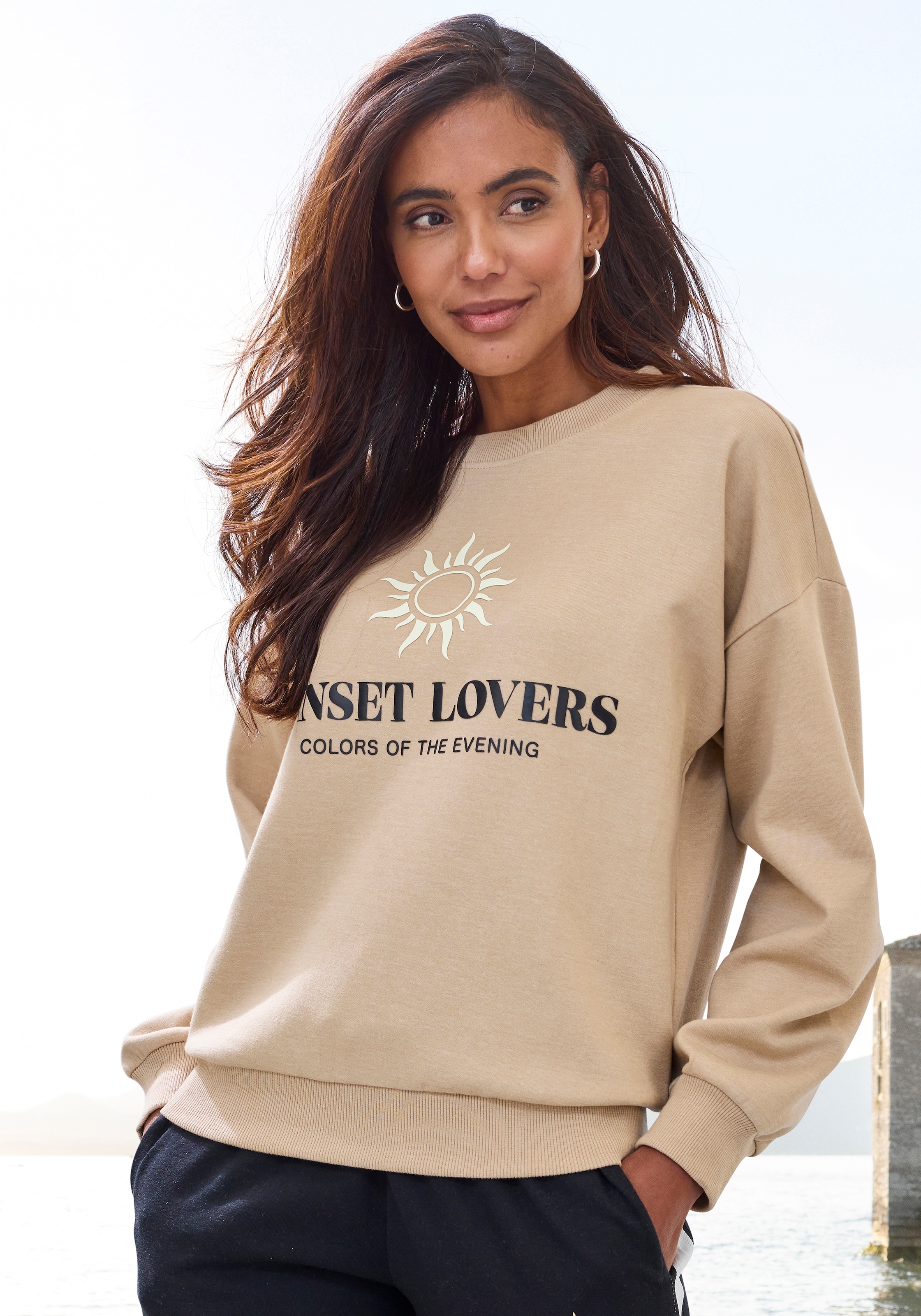 H.I.S Sweatshirt , mit großem Front-Print, Loungewear

