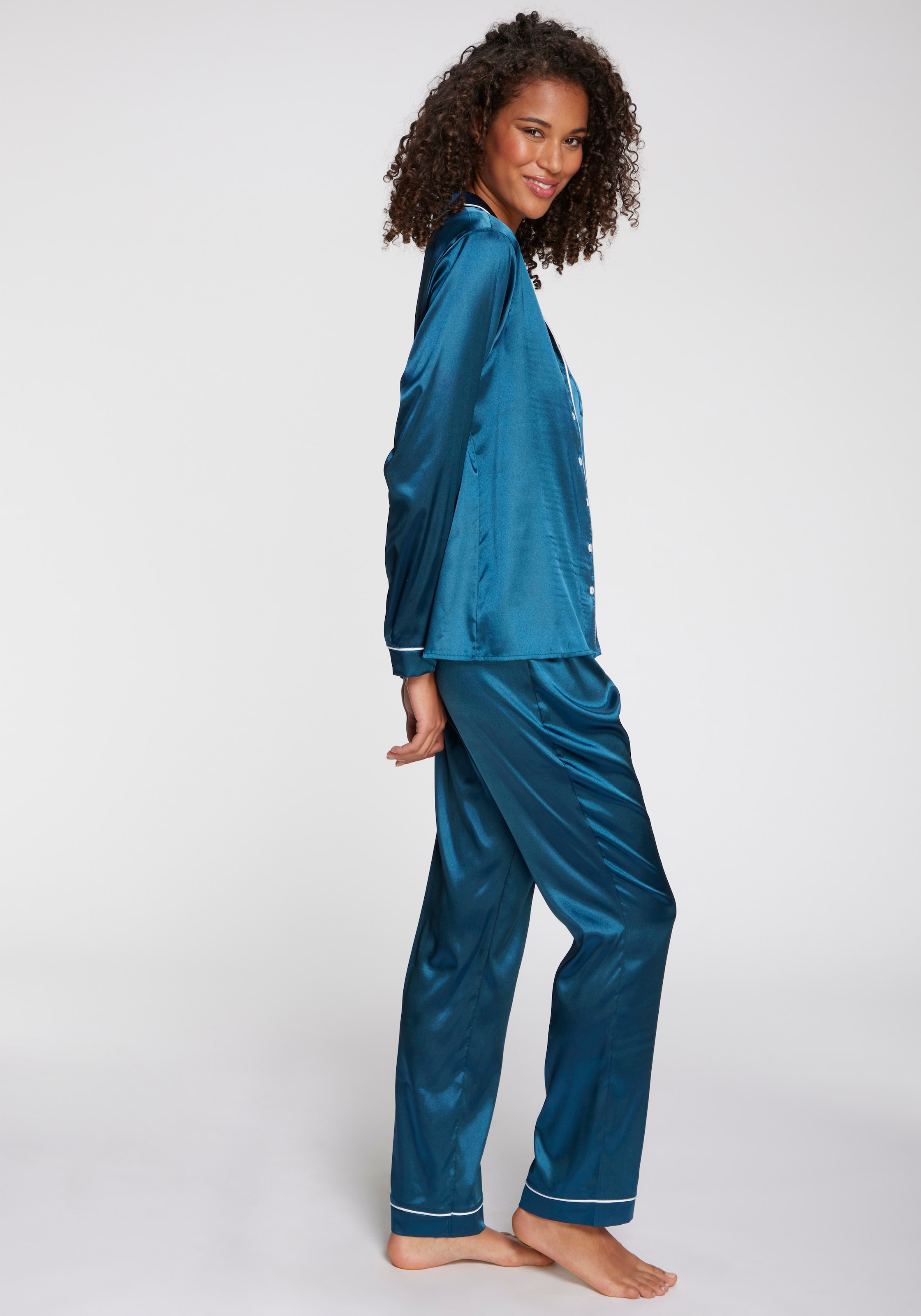 s.Oliver Pyjama Set, 3 Stk. mit  Schlafmaske