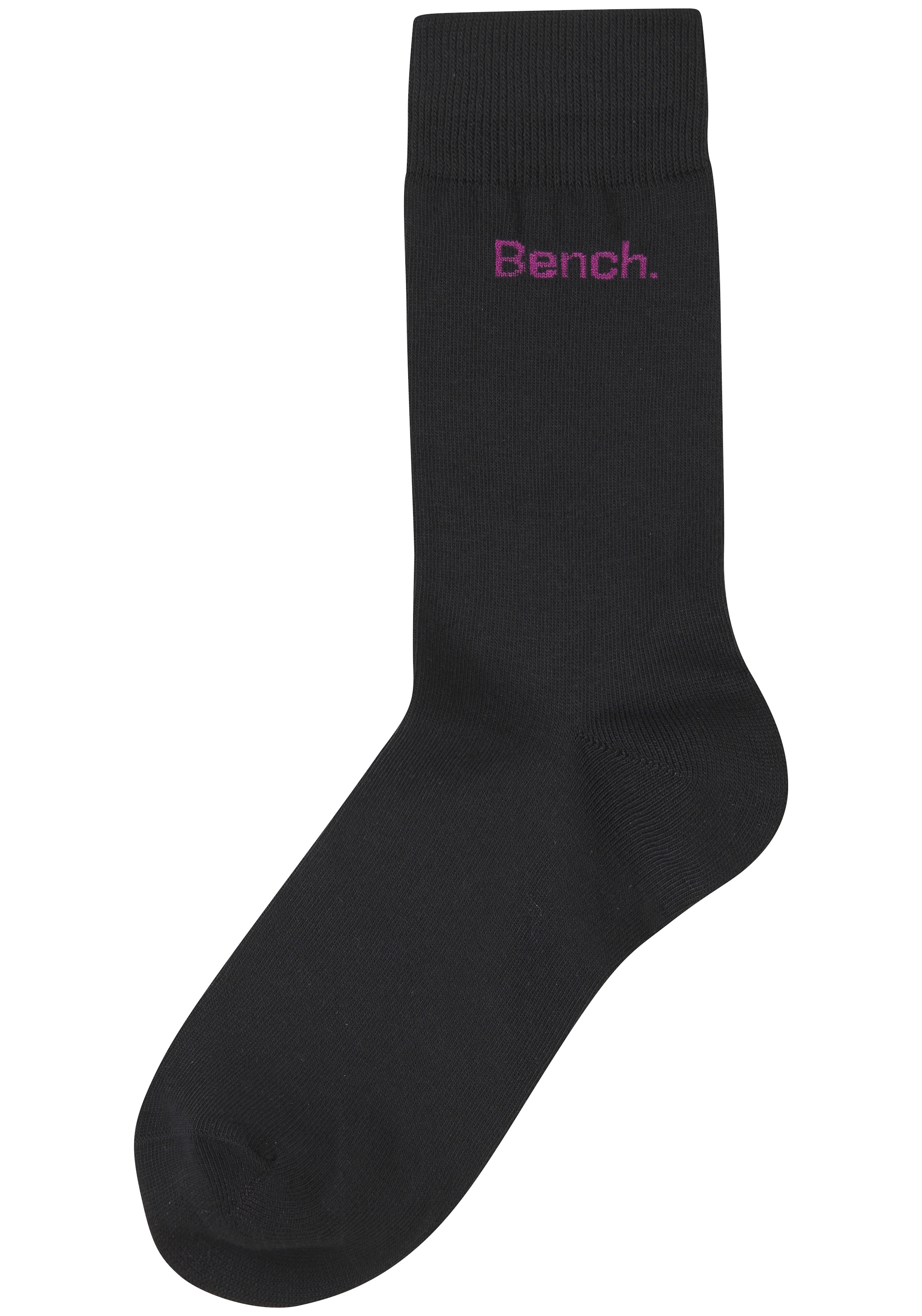 Bench. Basicsocken »Herrensocken für Beruf und Freizeit« Packung, 6 Paar tlg. mit farbigem kleinen Markenlogo