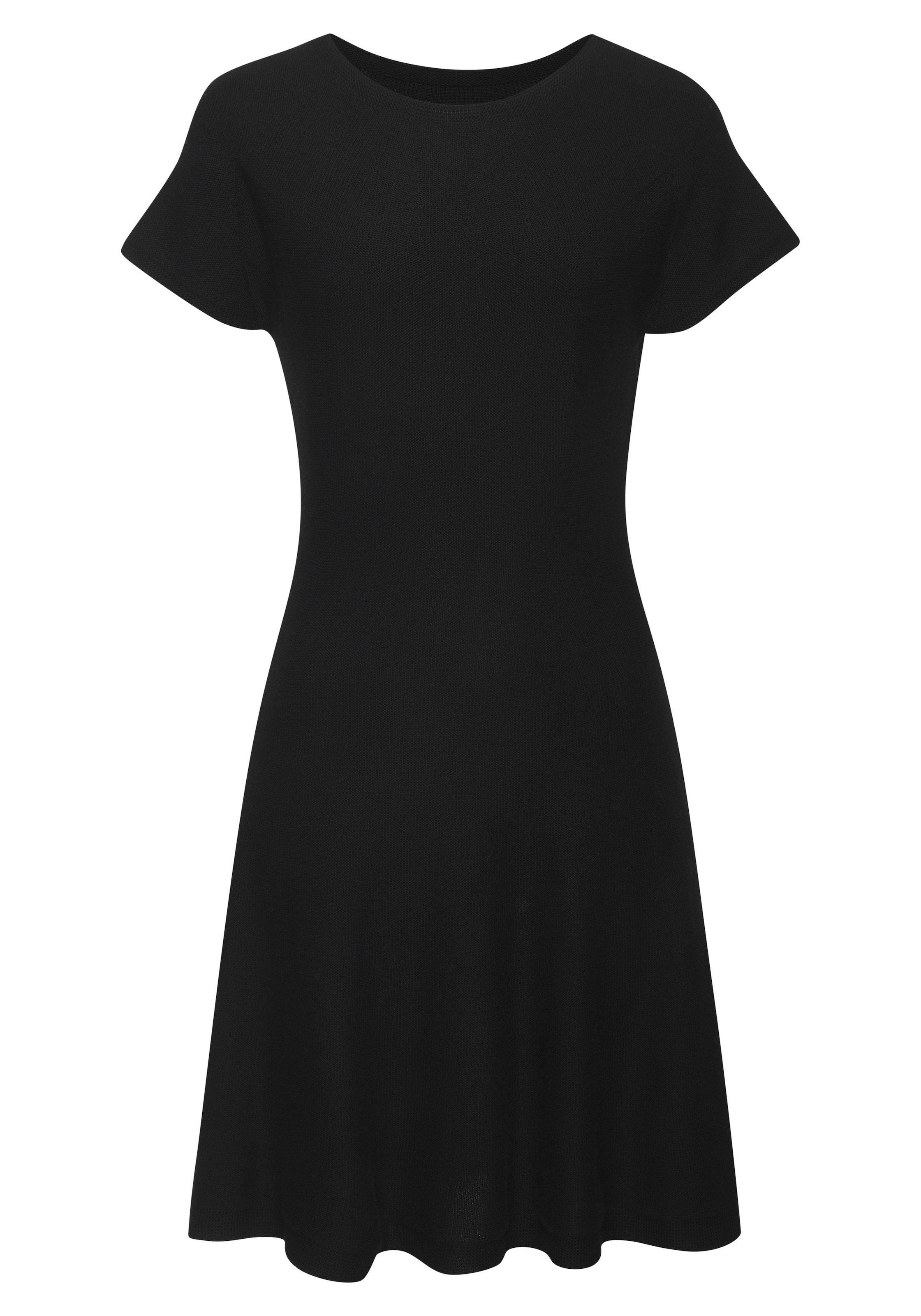 LASCANA Strickkleid »aus hochwertigem Feinstrick, nahtloser Strick, superelastisch« kurzes Kleid ohne störende Nähte, Kleid aus softem Baumwoll-Viskosemix