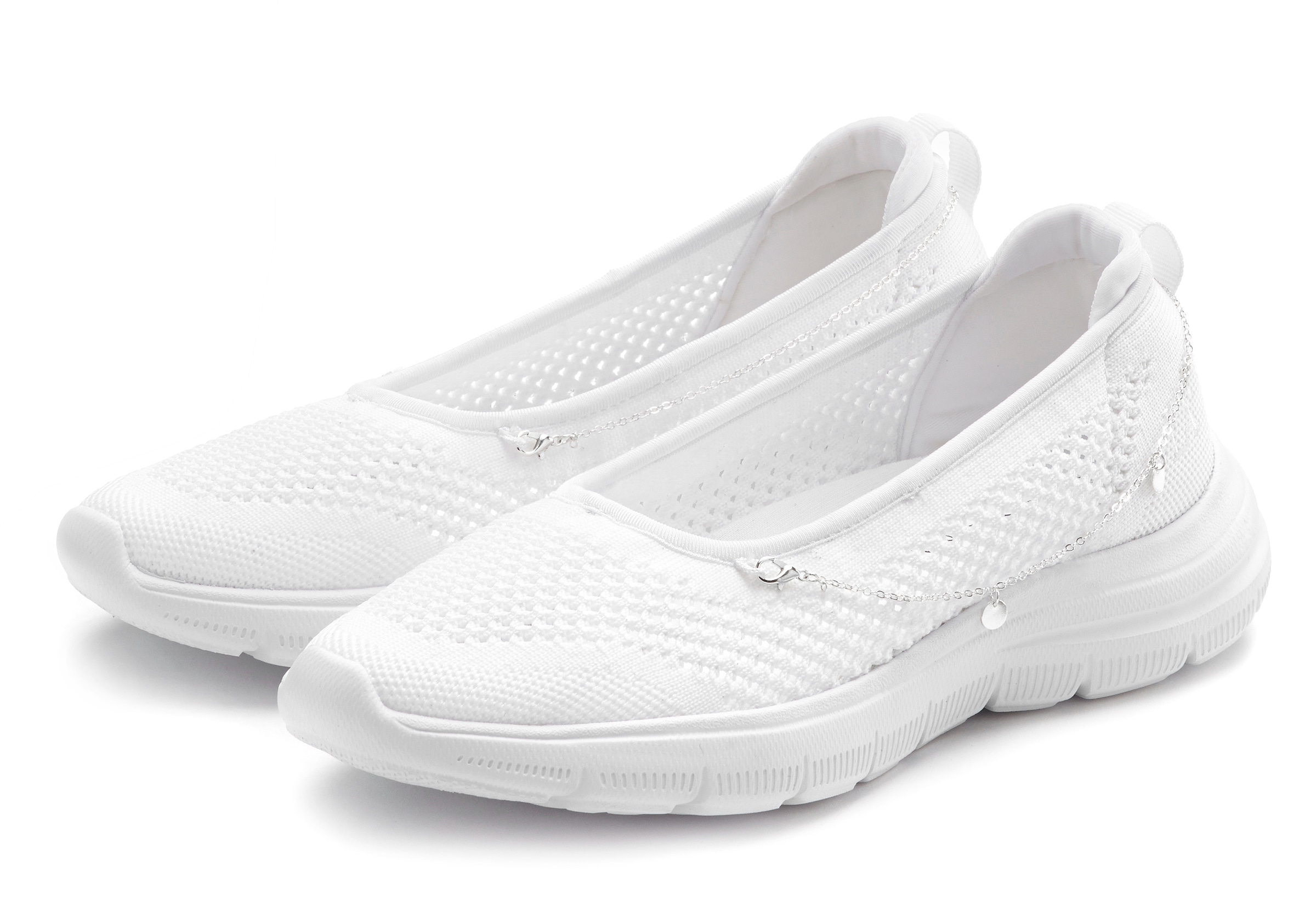 LASCANA Sneaker, Slipper, Ballerina, Halbschuhe zum Reinschlüpfen VEGAN