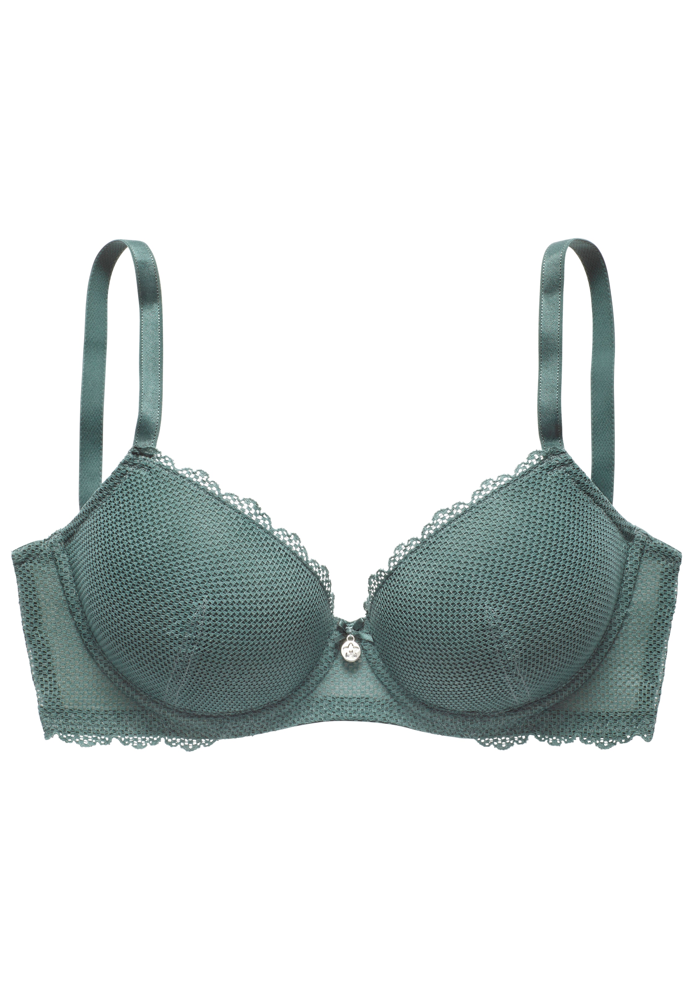 Vivance Schalen-BH, mit Bügel aus elastischer Netzspitze, sexy Dessous