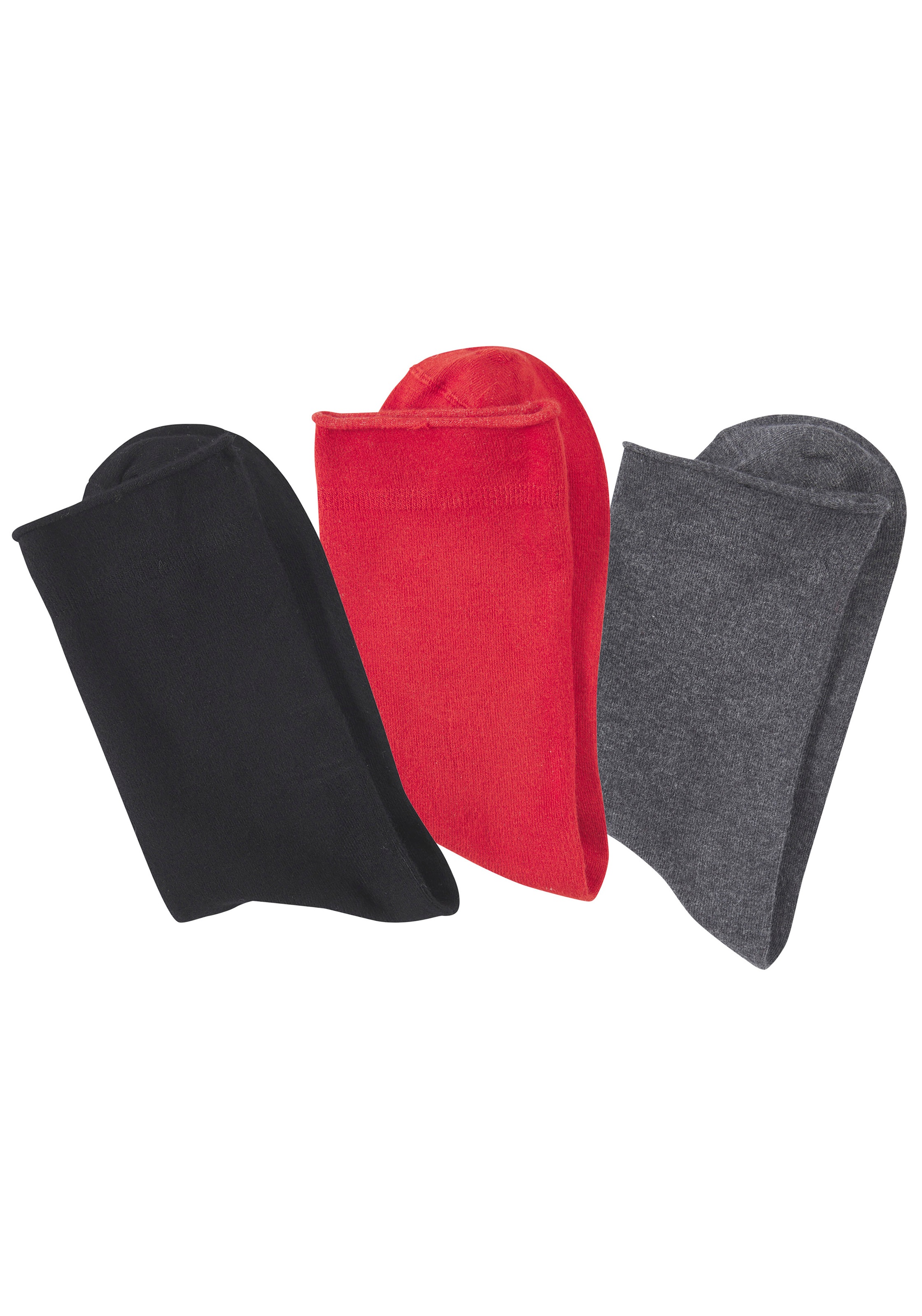 H.I.S Basicsocken Packung, 3 Paar tlg. mit extra weicher Viskose