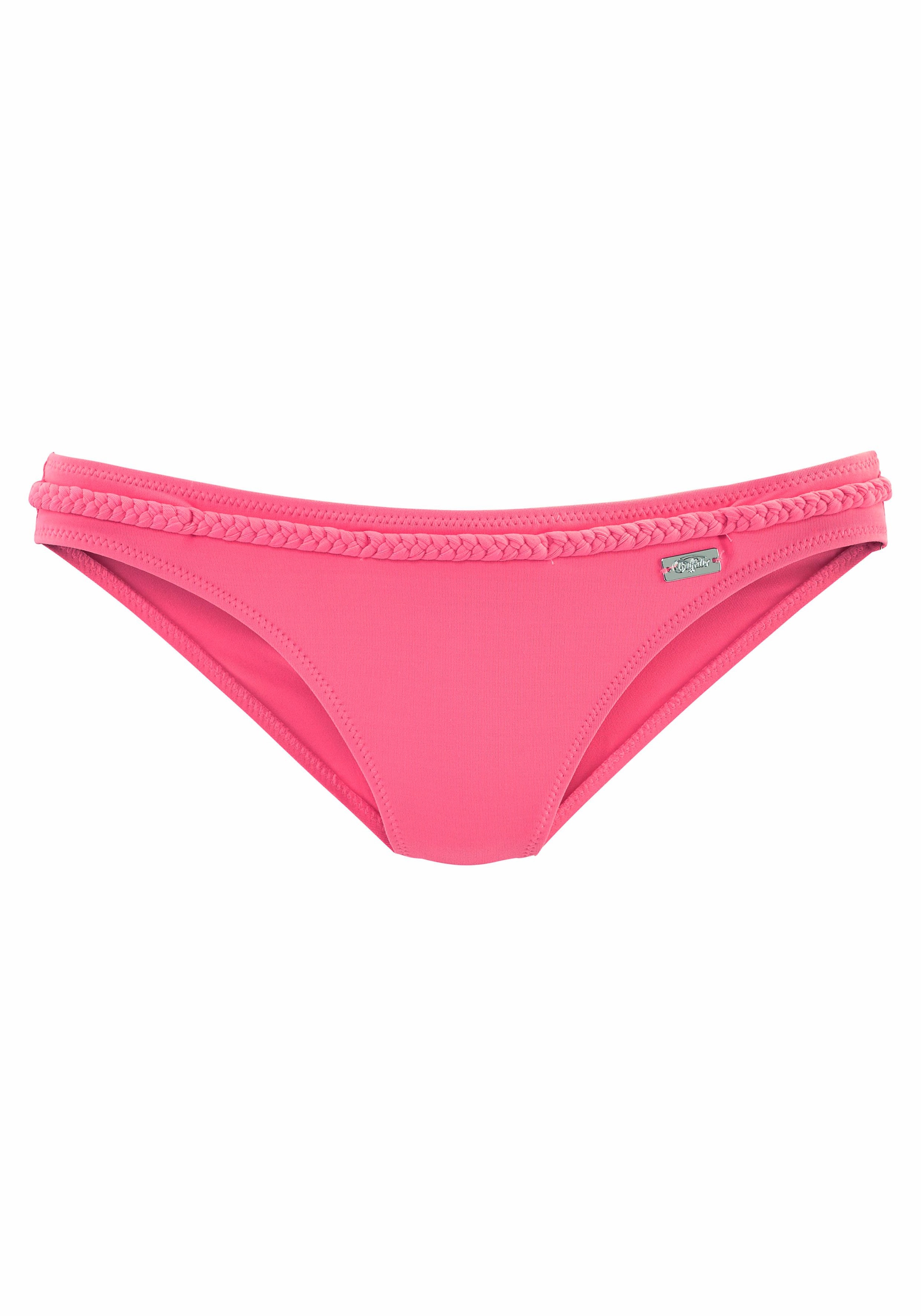 Buffalo Bikini-Hose »Happy«, mit geflochtenem Ziergürtel