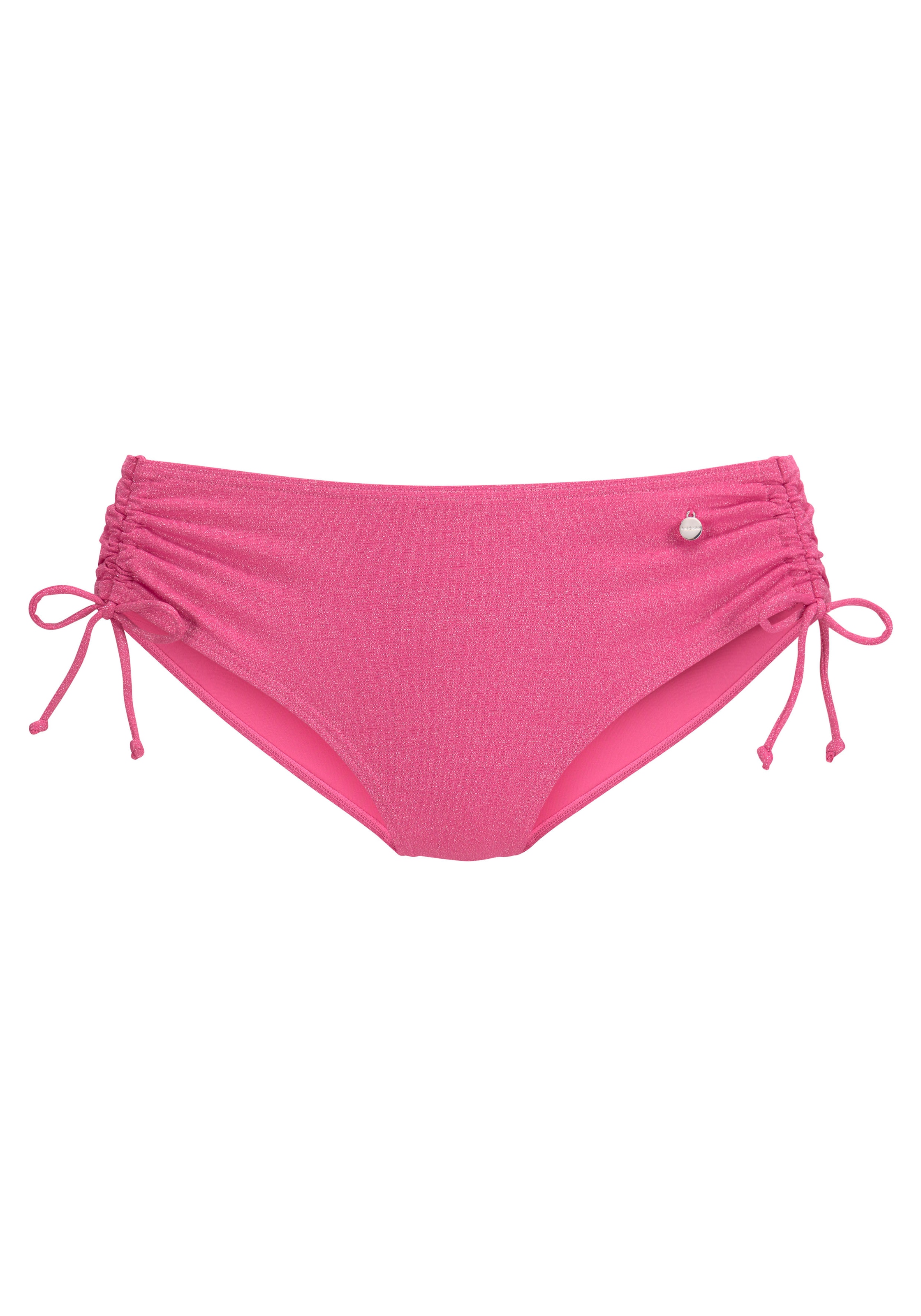 LASCANA Bikini-Hose »Glitter«, seitlich regulierbar