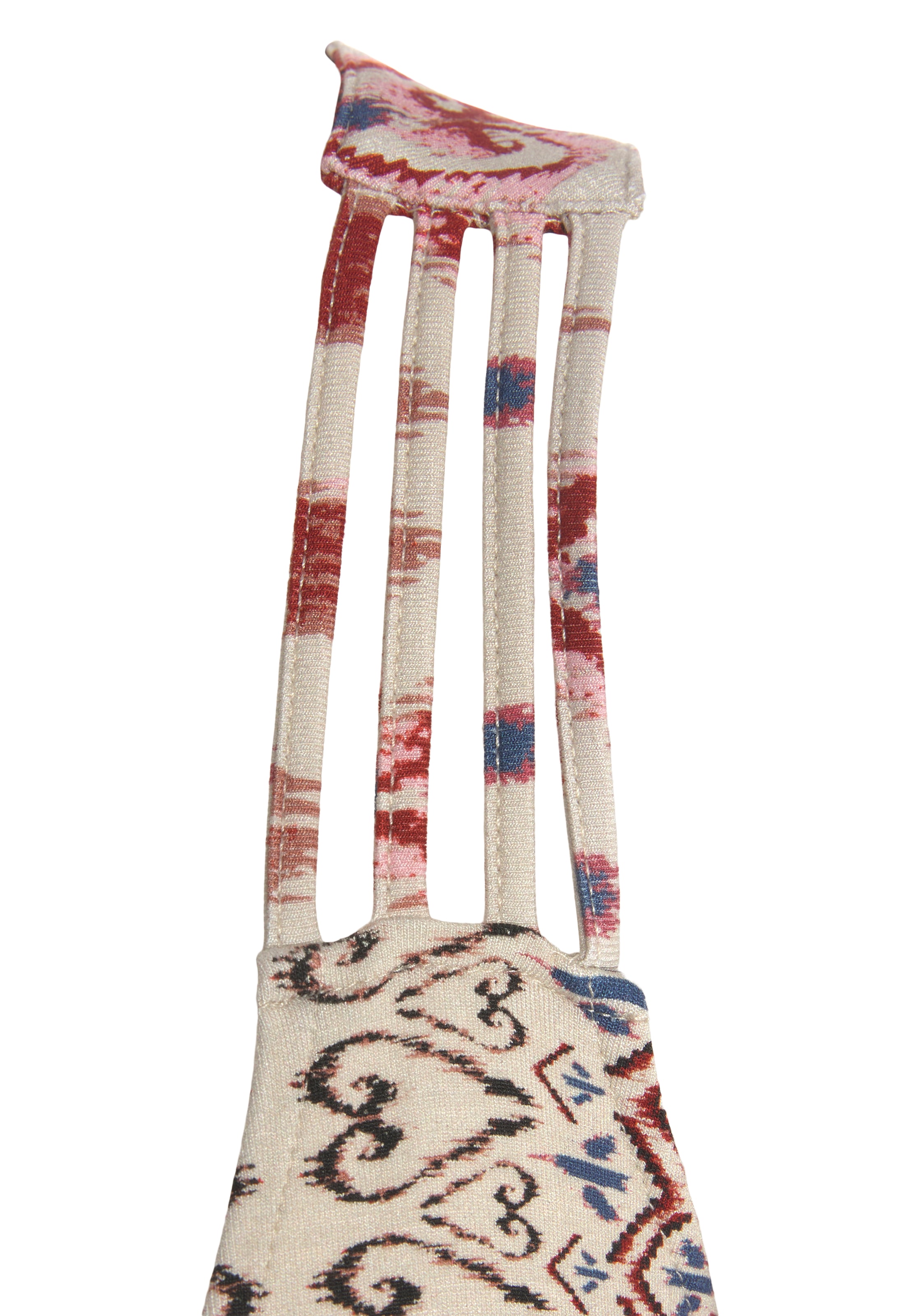 Buffalo Strandkleid, mit besonderem Trägerdesign und Ethnoprint, Minikleid, Sommerkleid