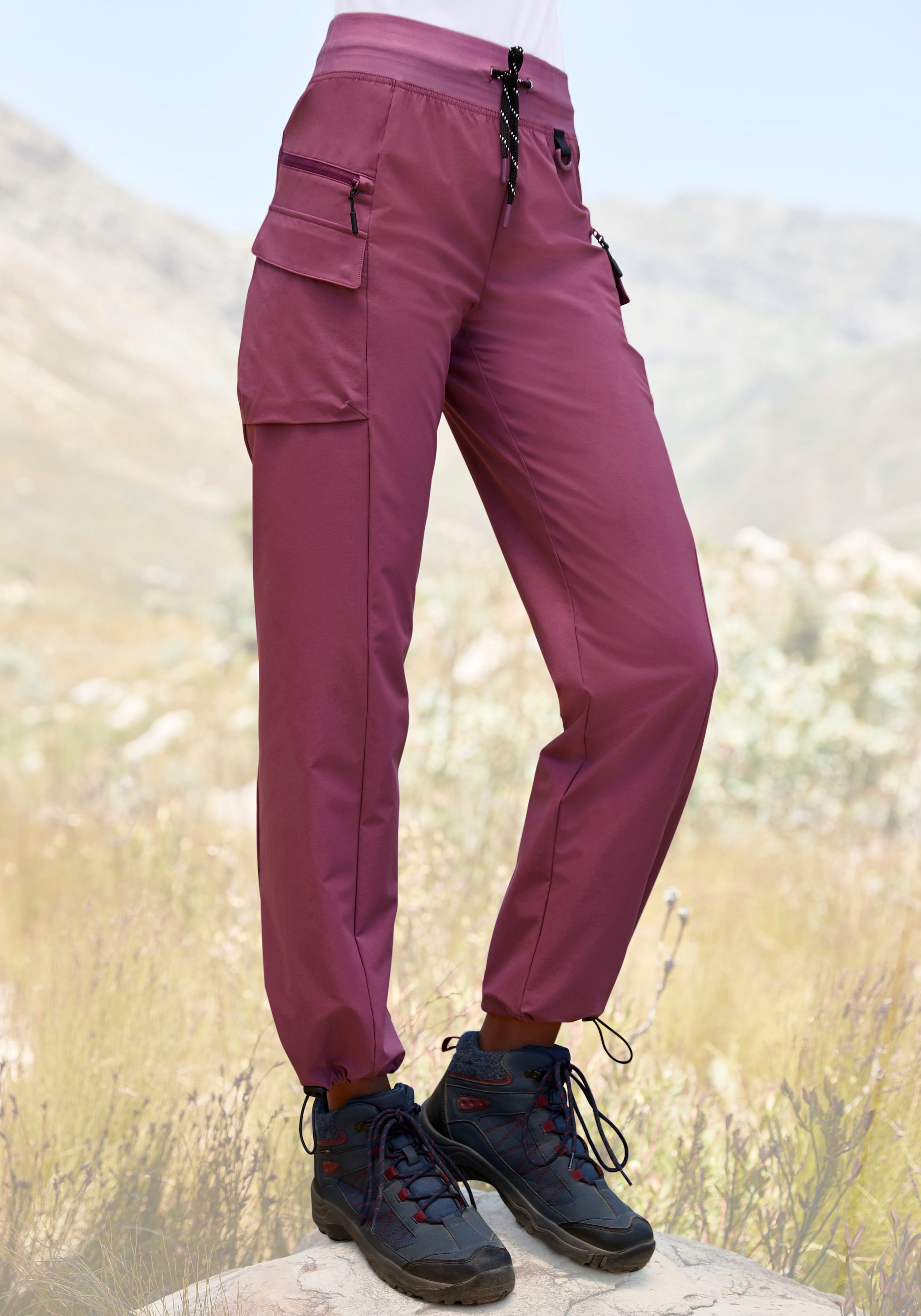 LASCANA ACTIVE Trekkinghose »Cargo Pants«, Schlupfform