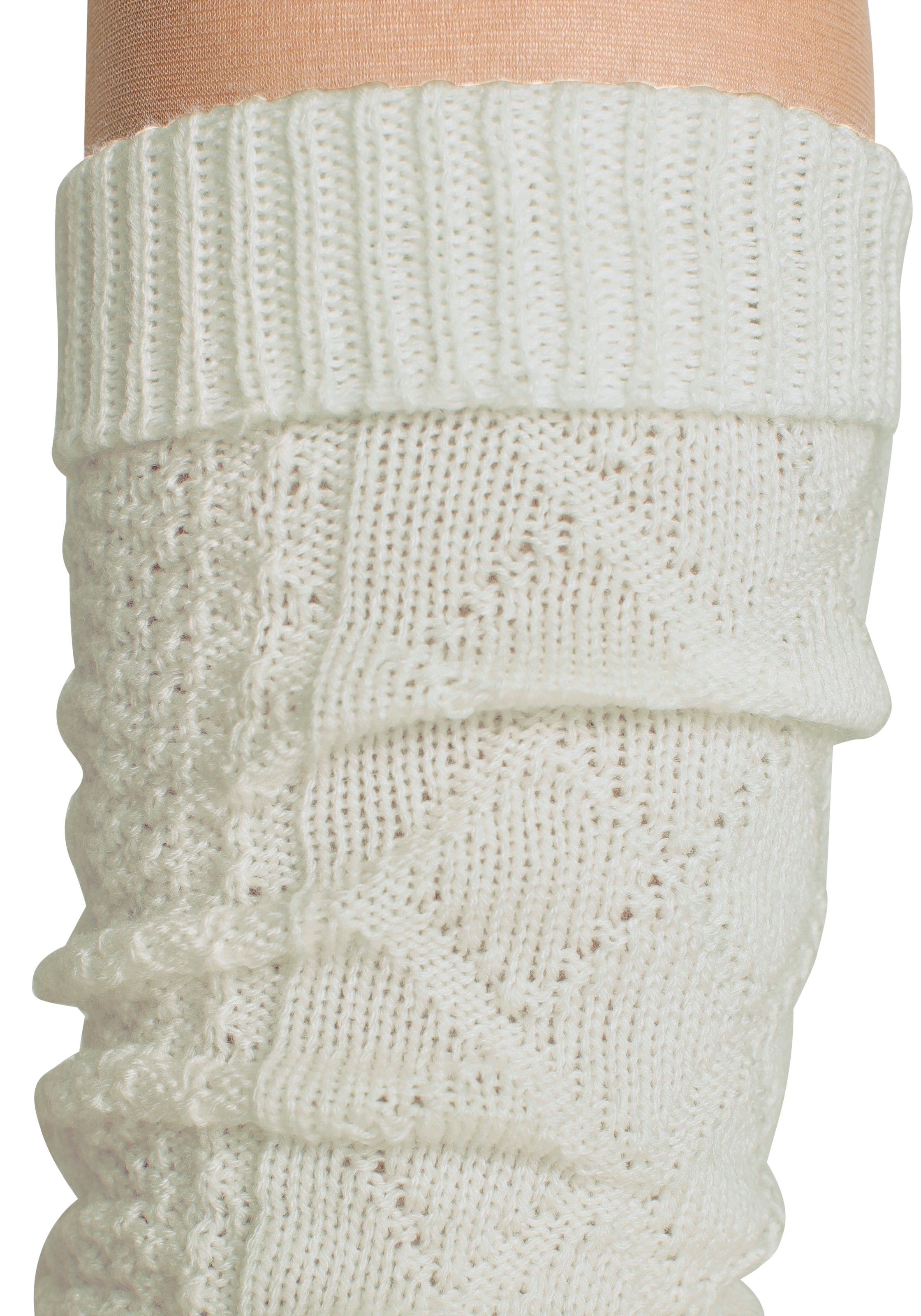 Lavana Stulpensocken, (Packung, 2 Paar), mit Zopfstrickmuster