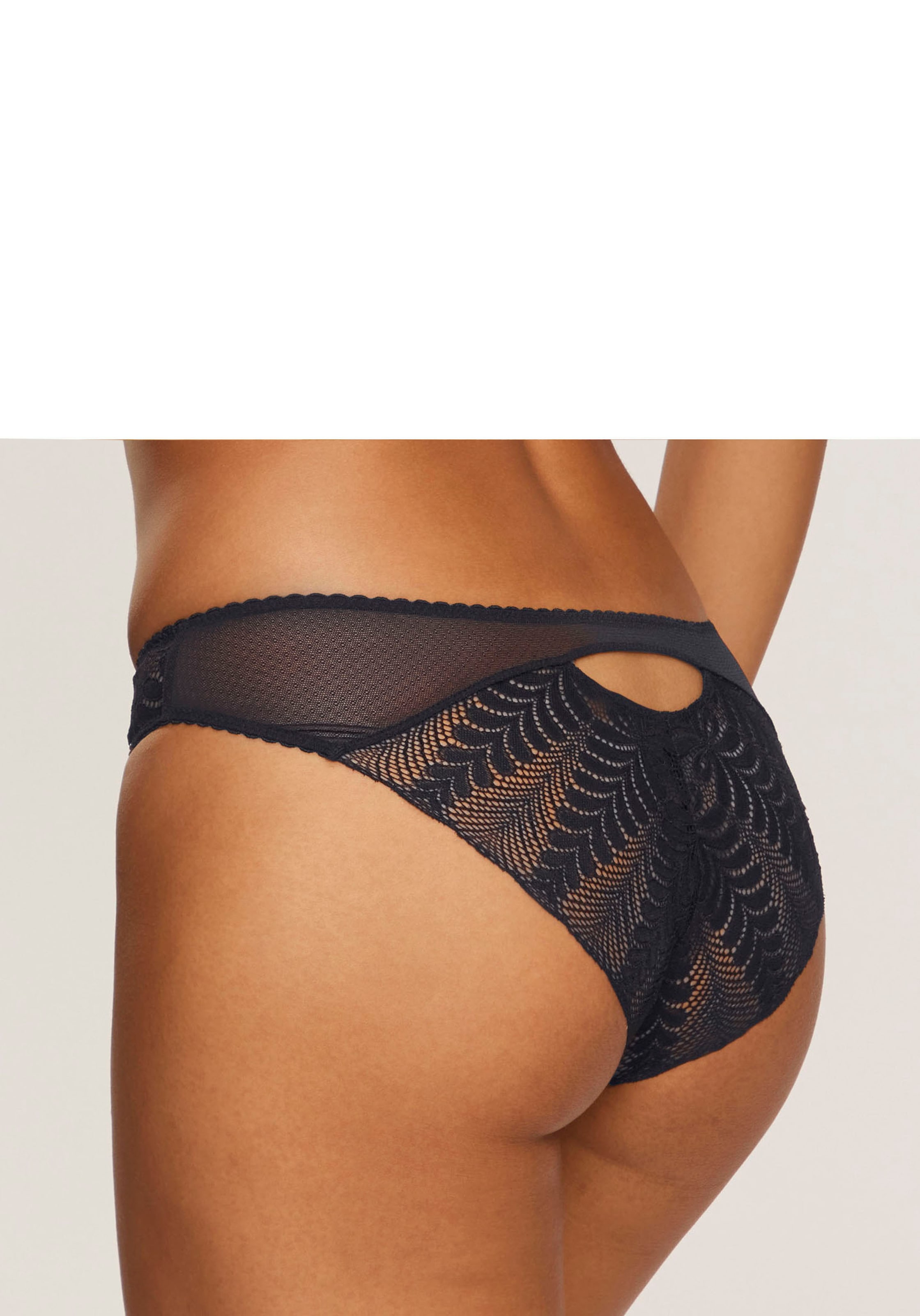 LASCANA Tanga »Amira«, mit graphischen Spitzeneinsätzen