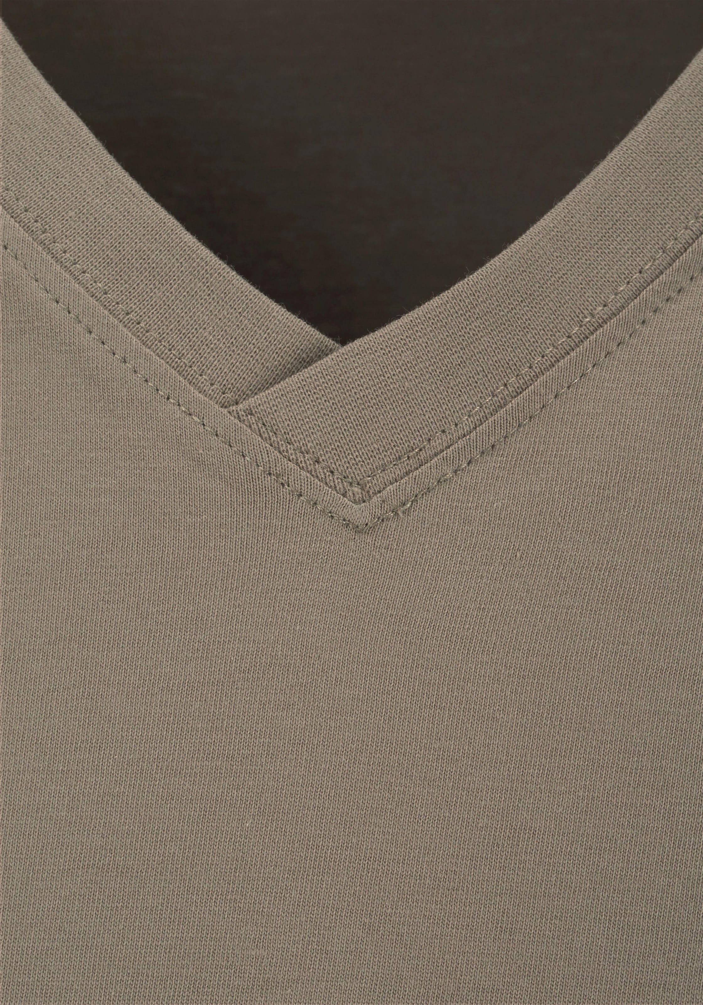 H.I.S T-Shirt, (Packung, 3 tlg.), mit V-Ausschnitt aus Baumwolle, Unterhemd, T-Shirt