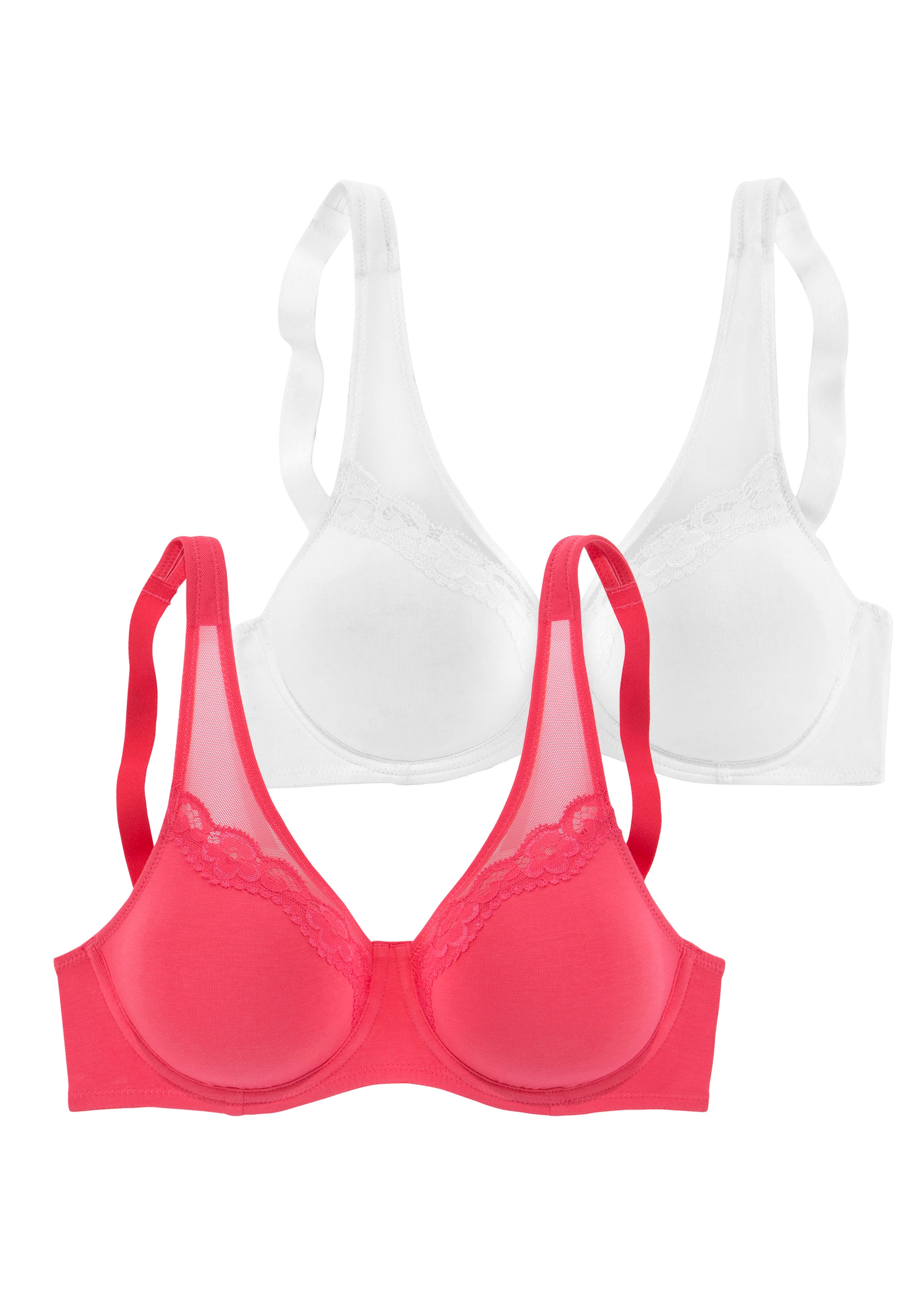 petite fleur Minimizer-BH, mit nahtlos vorgeformten Cups aus Baumwolle