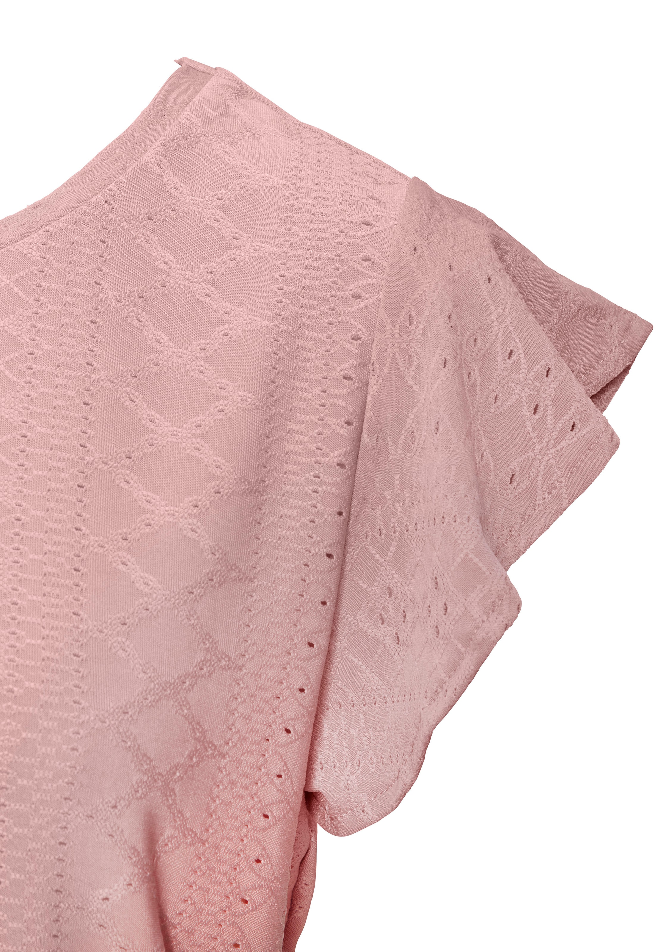 Vivance Kurzarmshirt »mit Lochstickerei«, (2er-Pack), aus pflegeleichter Qualität
