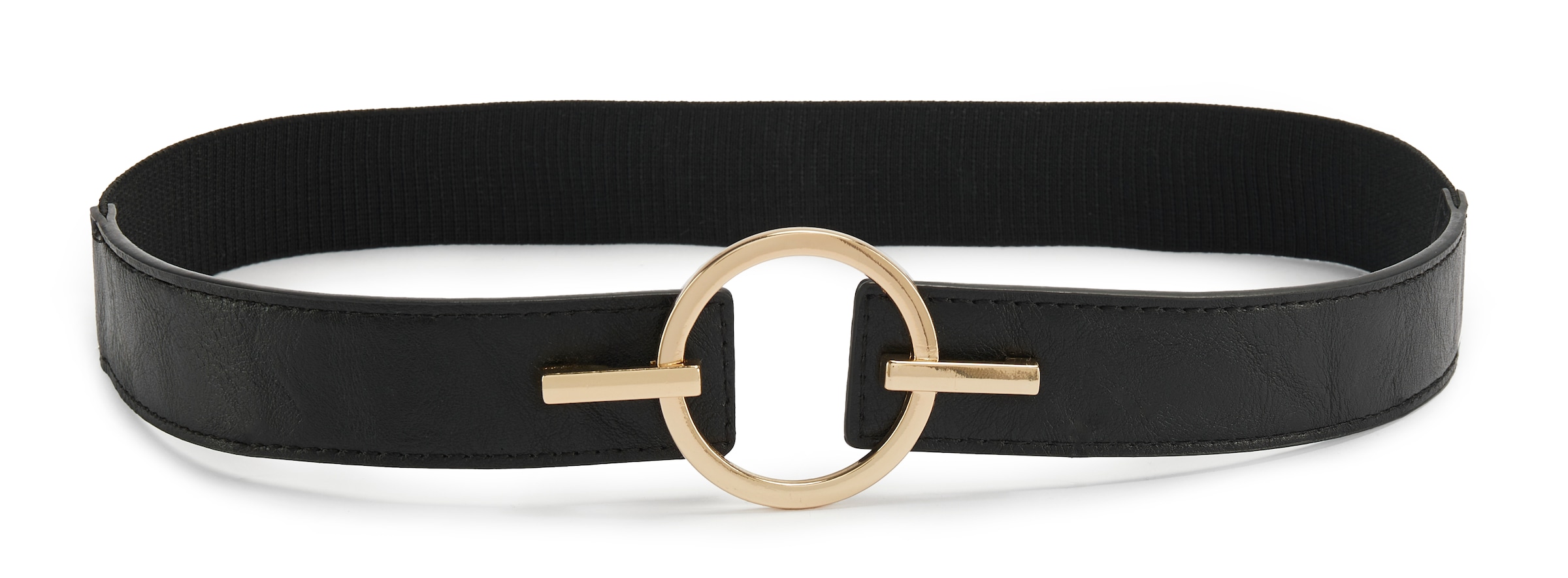 LASCANA Taillengürtel »Stretchgürtel« mit Ring-Detail, Bauchgürtel, Shaping-Effekt, für Kleid & Overall