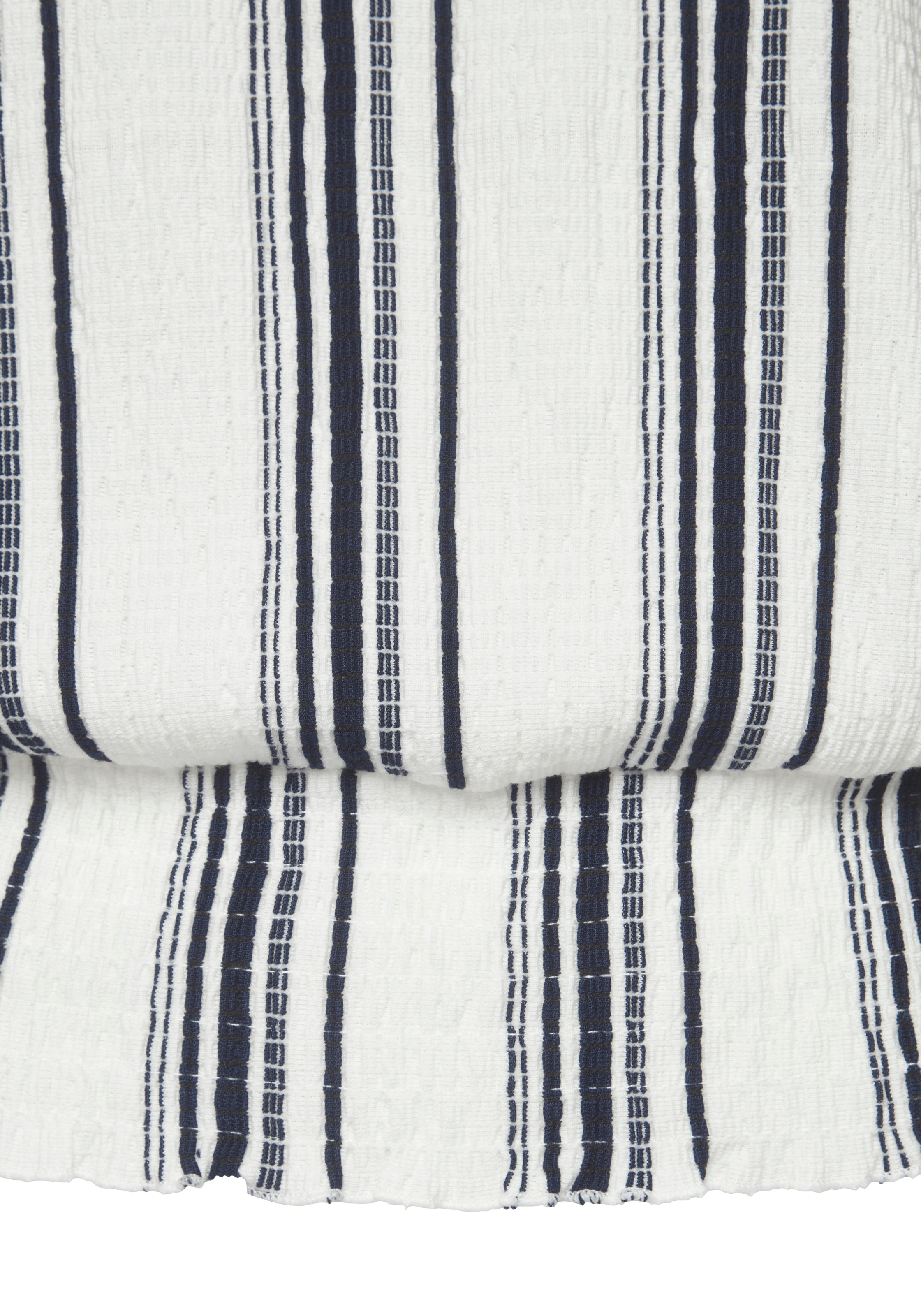 LASCANA Tanktop aus strukturierter Ware, sommerliches Top mit Streifen