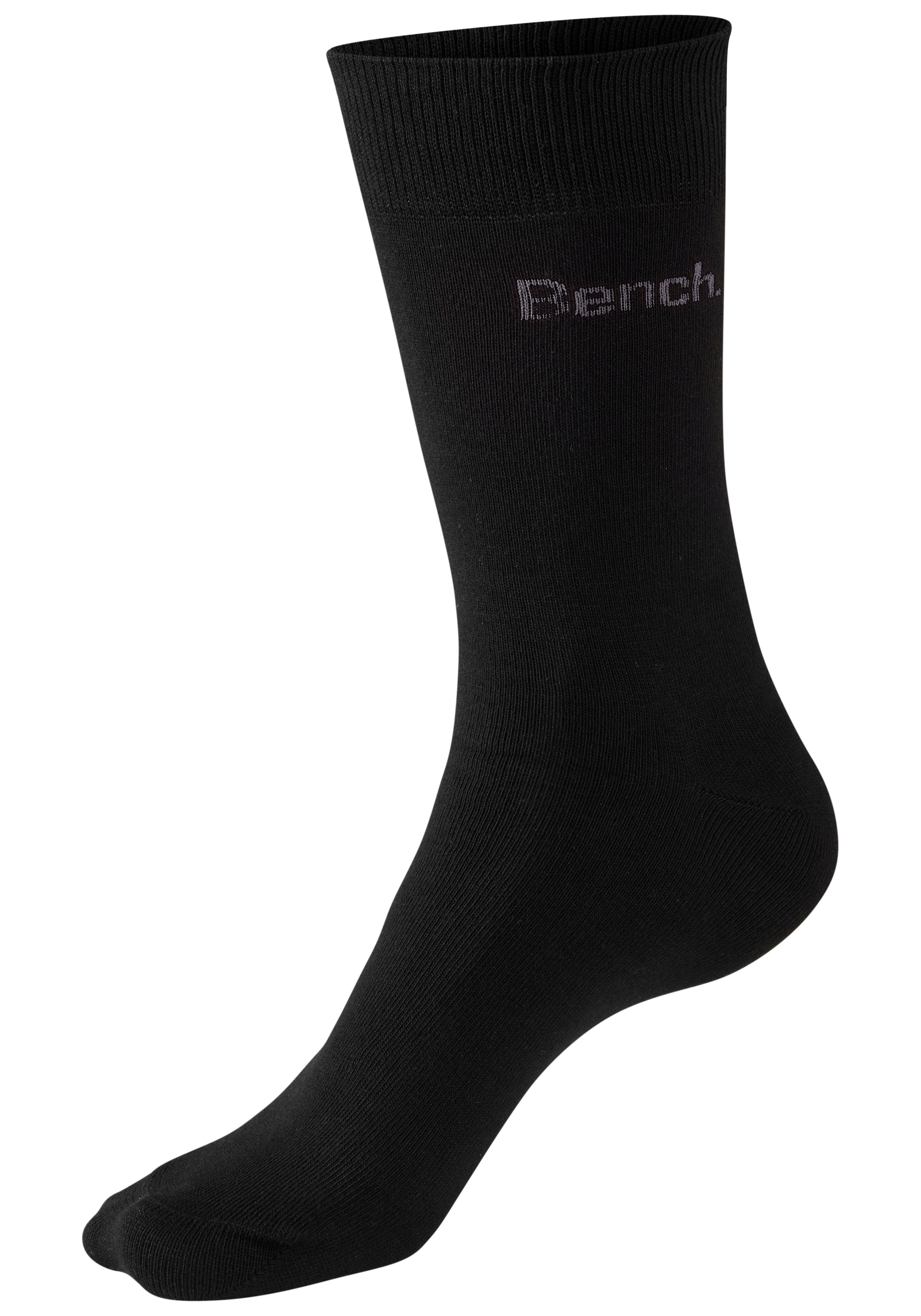Bench. Basicsocken »Herrensocken für Beruf und Freizeit« Packung, 6 Paar tlg. mit farbigem kleinen Markenlogo
