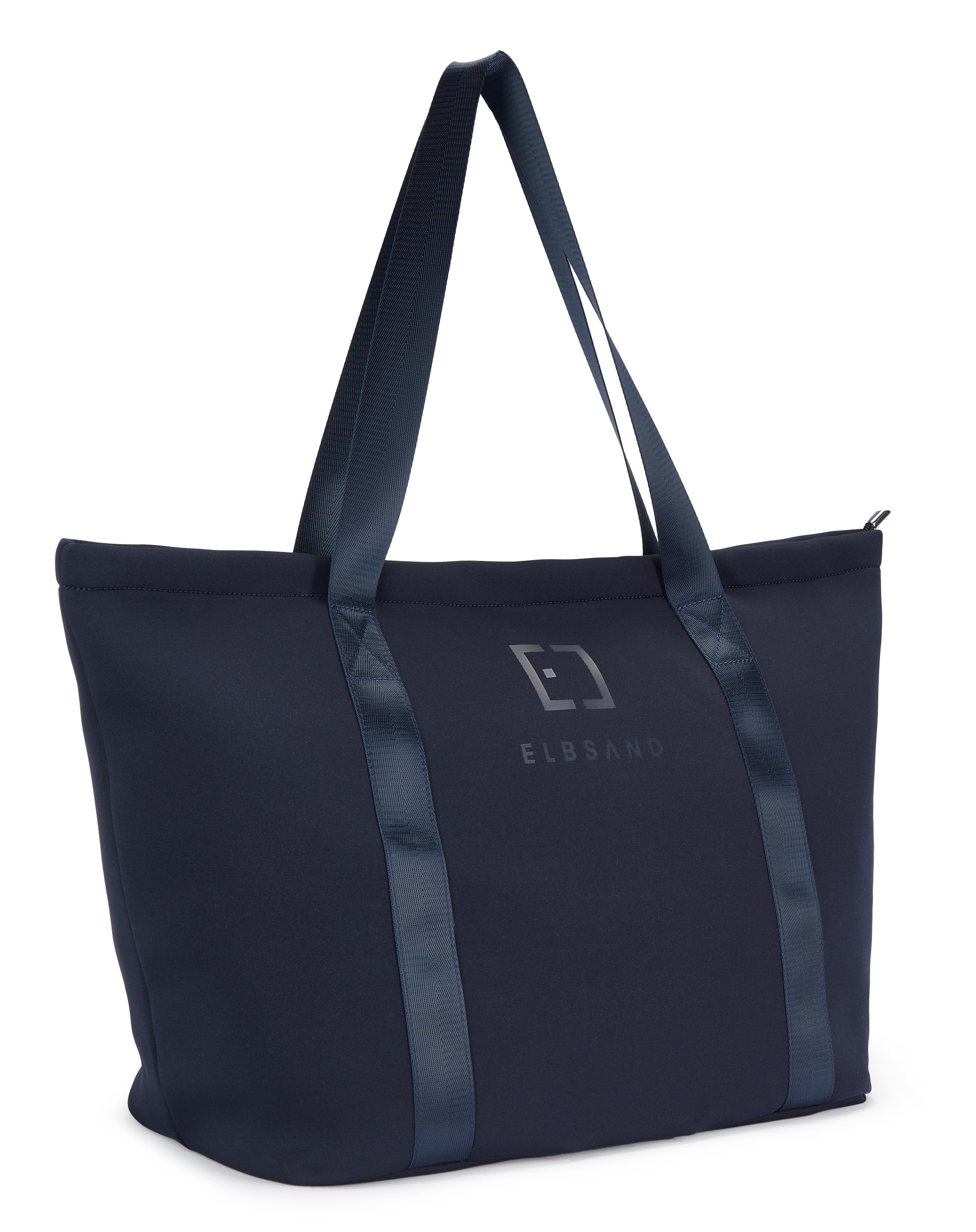 Elbsand Shopper »Schultertasche, Henkeltasche, Sommertasche, Strandtasche, Badetasche« NEU Einkaufstasche, große Handtasche im modischen Neopren-Look VEGAN