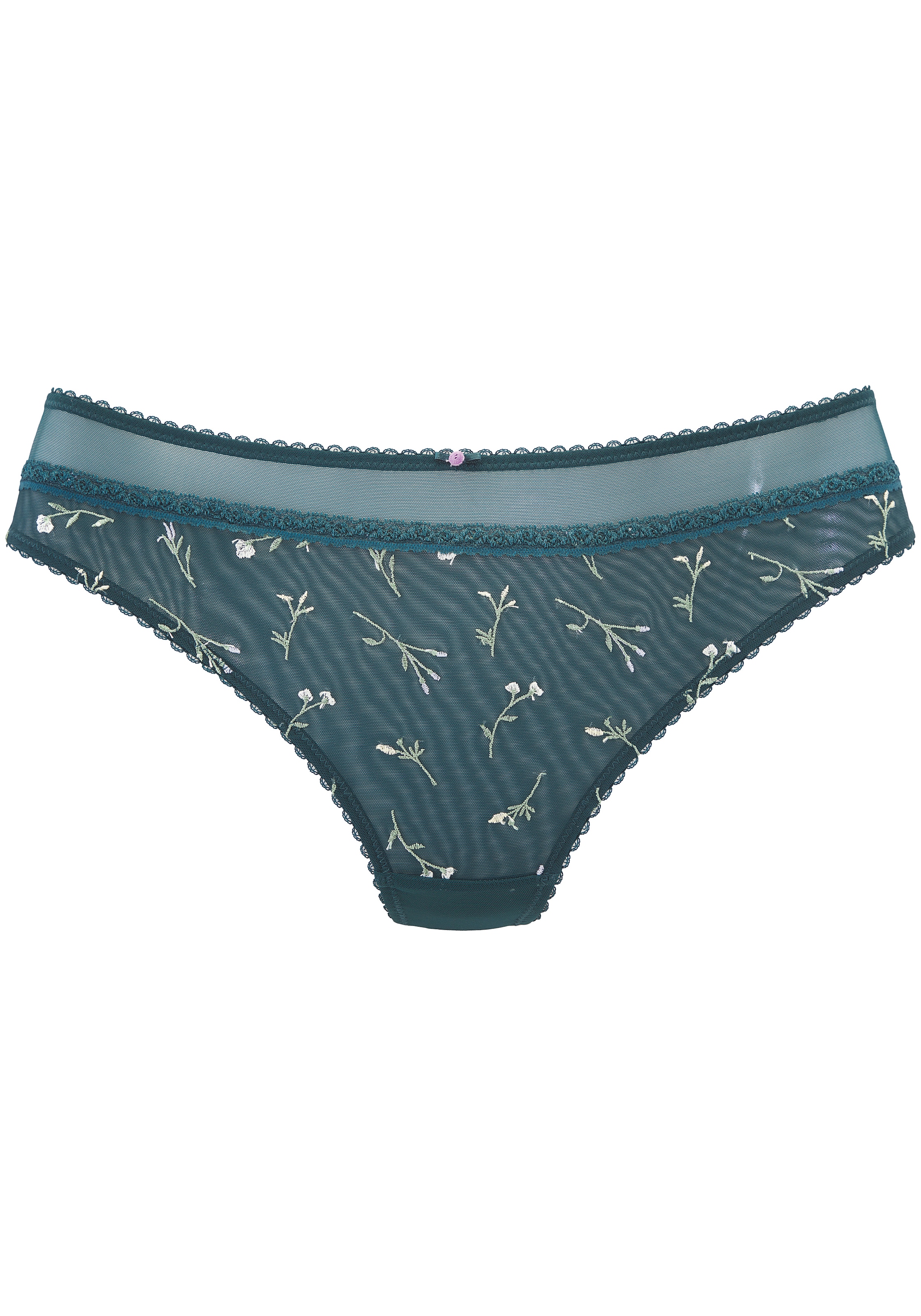 Vivance String »Thea« mit Blumen aus feiner Stickereispitze, sexy Dessous