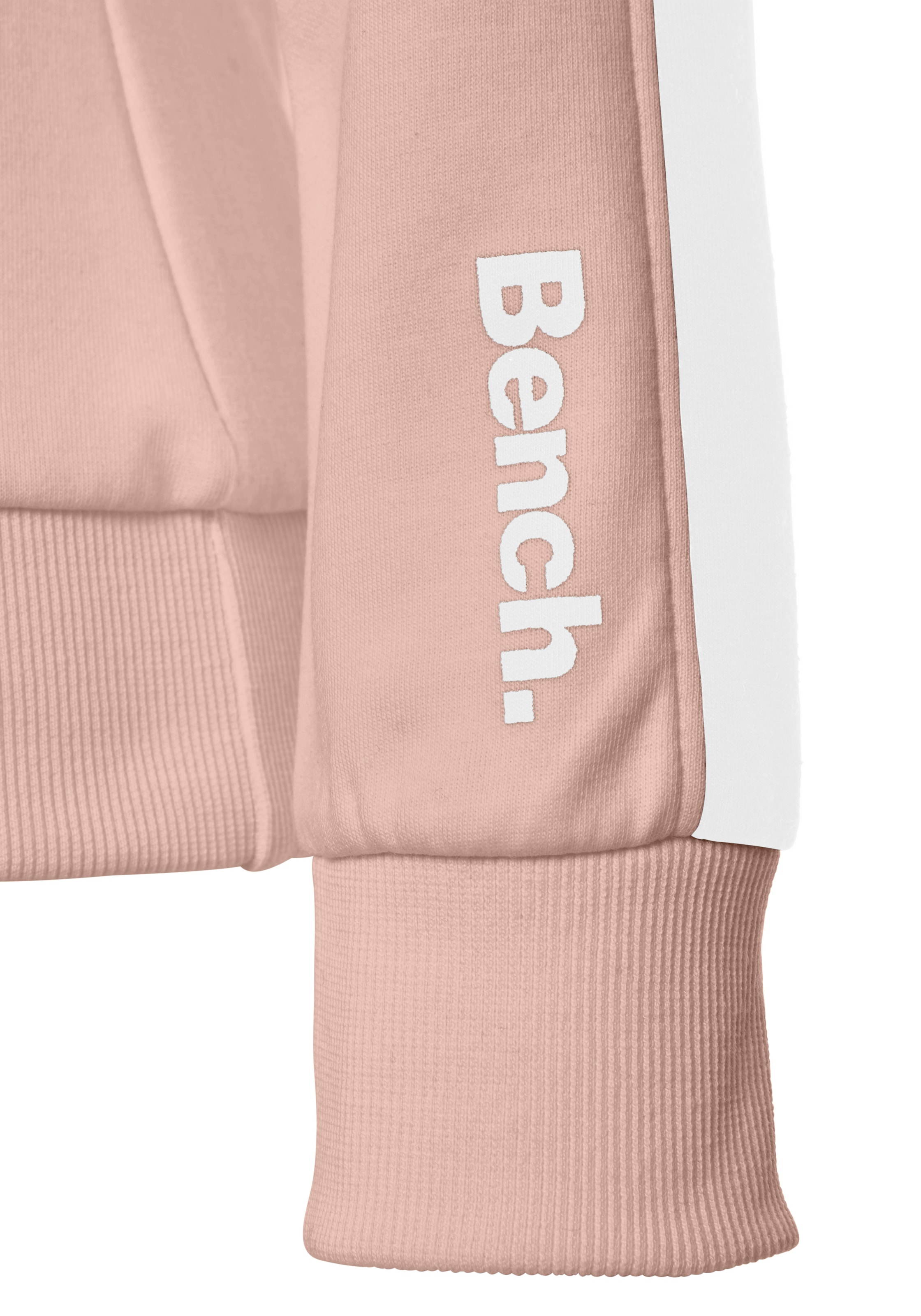 Bench. Loungewear Kapuzensweatshirt, mit Seitenstreifen und Kängurutasche, Loungewear